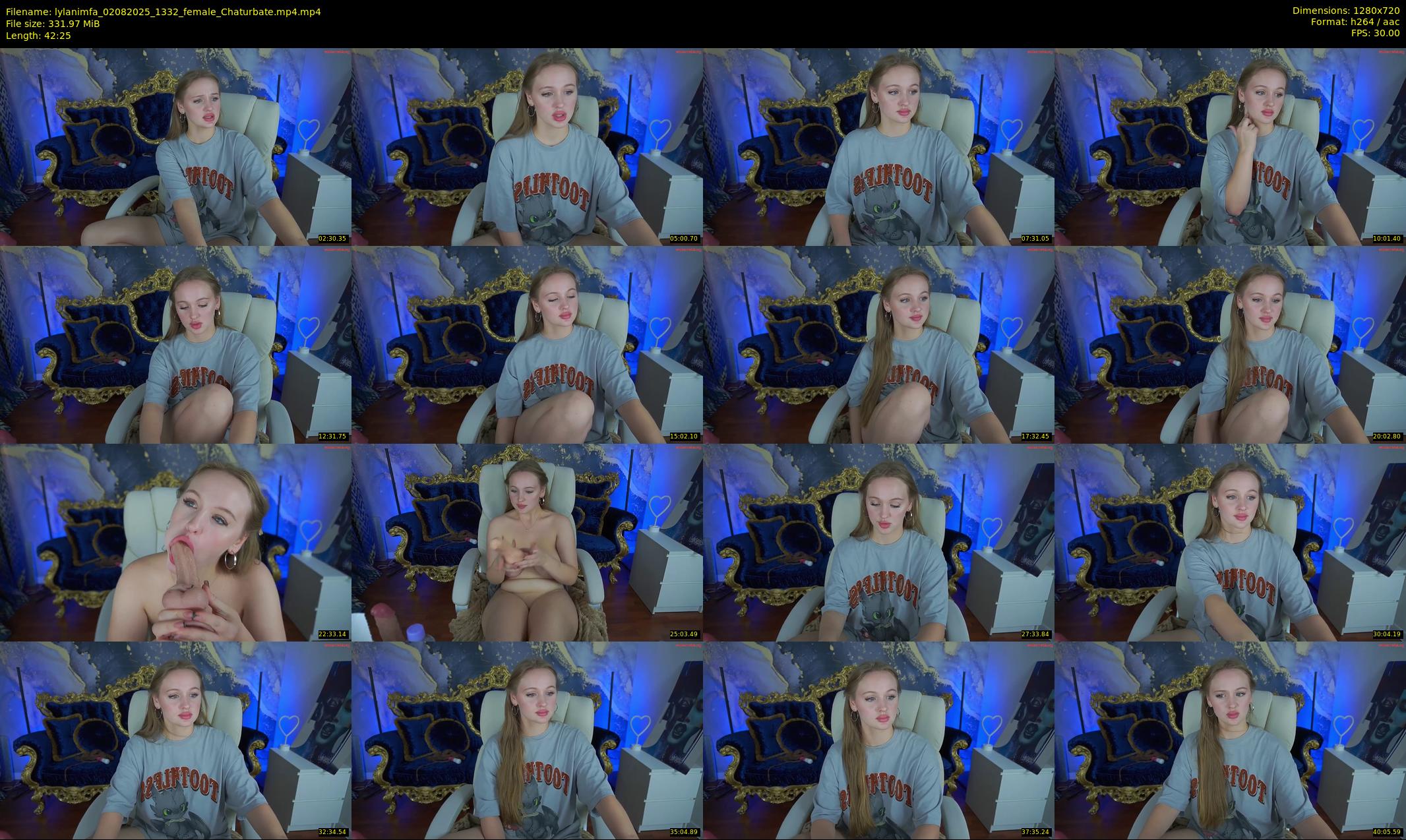 lylanimfa — 43 minute Chaturbate female cam show recording, 720p, Aug 2, 2025