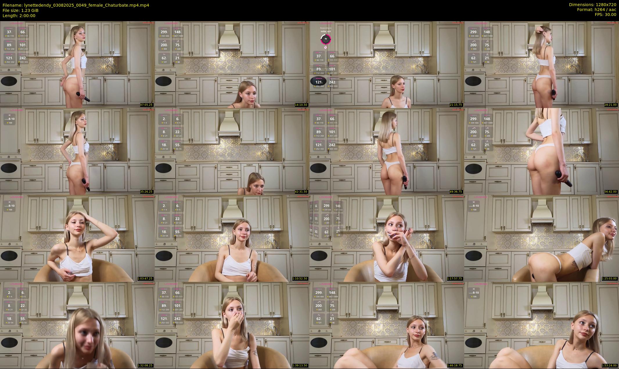 lynettedendy — 120 minute Chaturbate female cam show recording, 720p, Aug 3, 2025