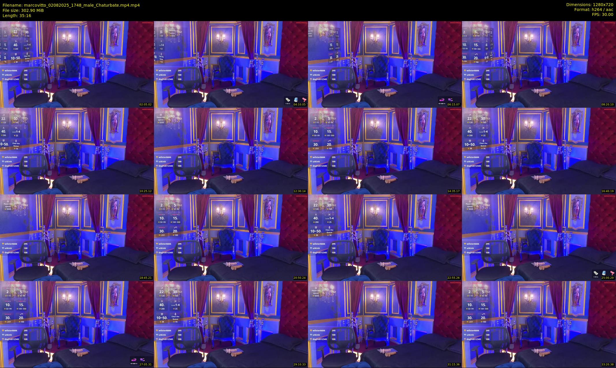 marcovitto — 36 minute Chaturbate couple cam show recording, 720p, Aug 2, 2025