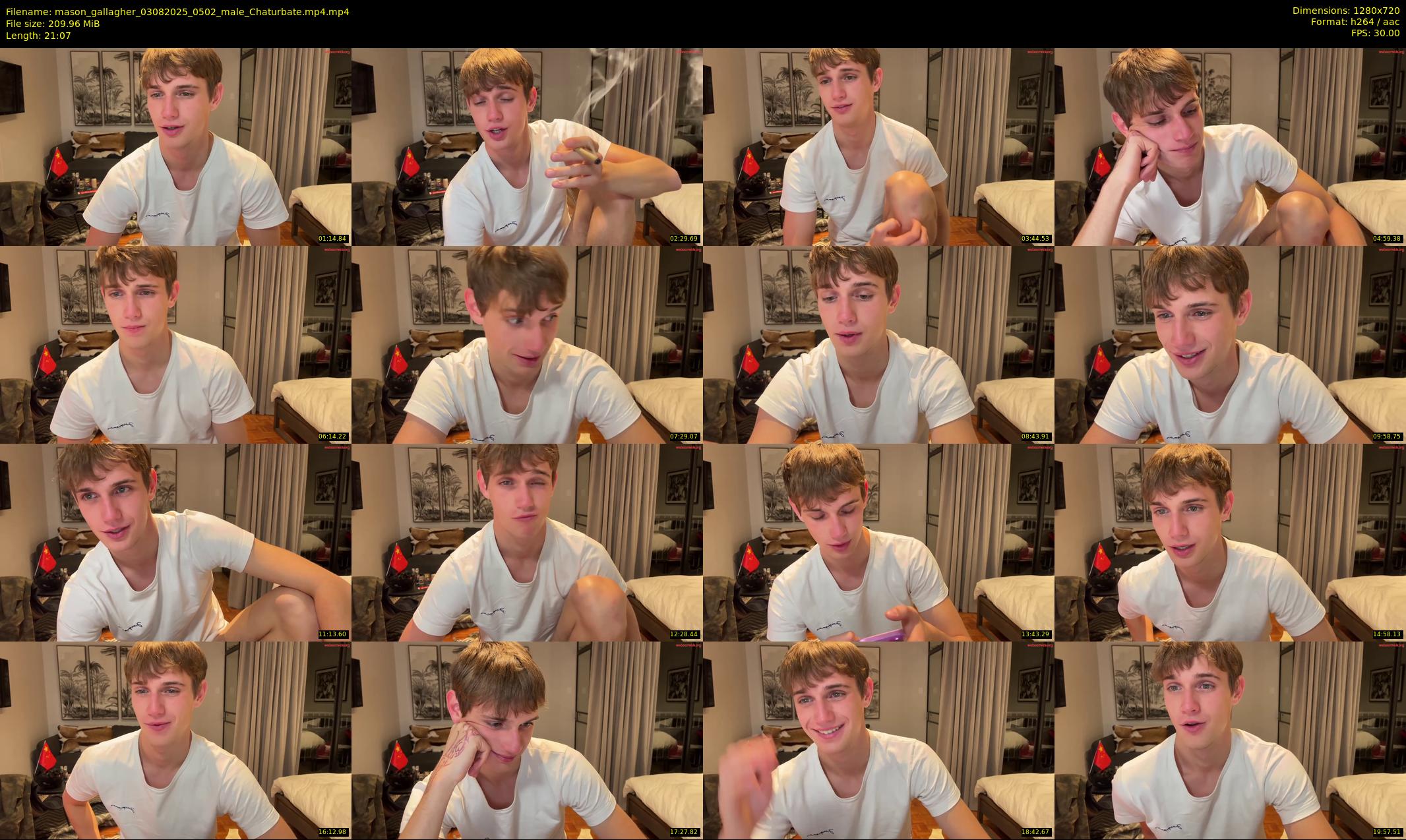 mason_gallagher — 22 minute Chaturbate male cam show recording, 720p, Aug 3, 2025