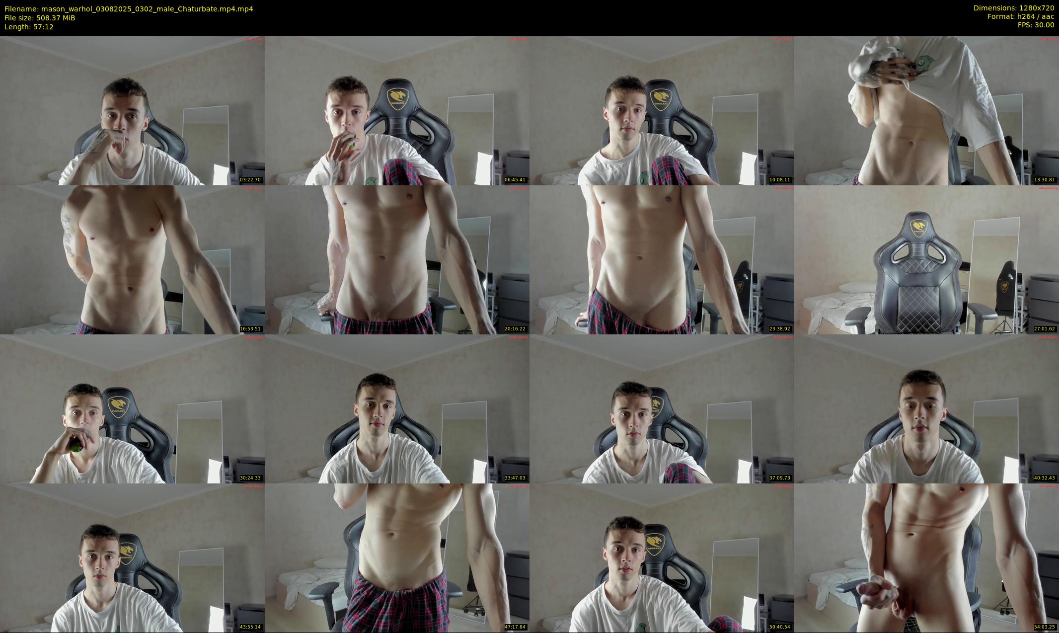 mason_warhol — 58 minute Chaturbate male cam show recording, 720p, Aug 3, 2025
