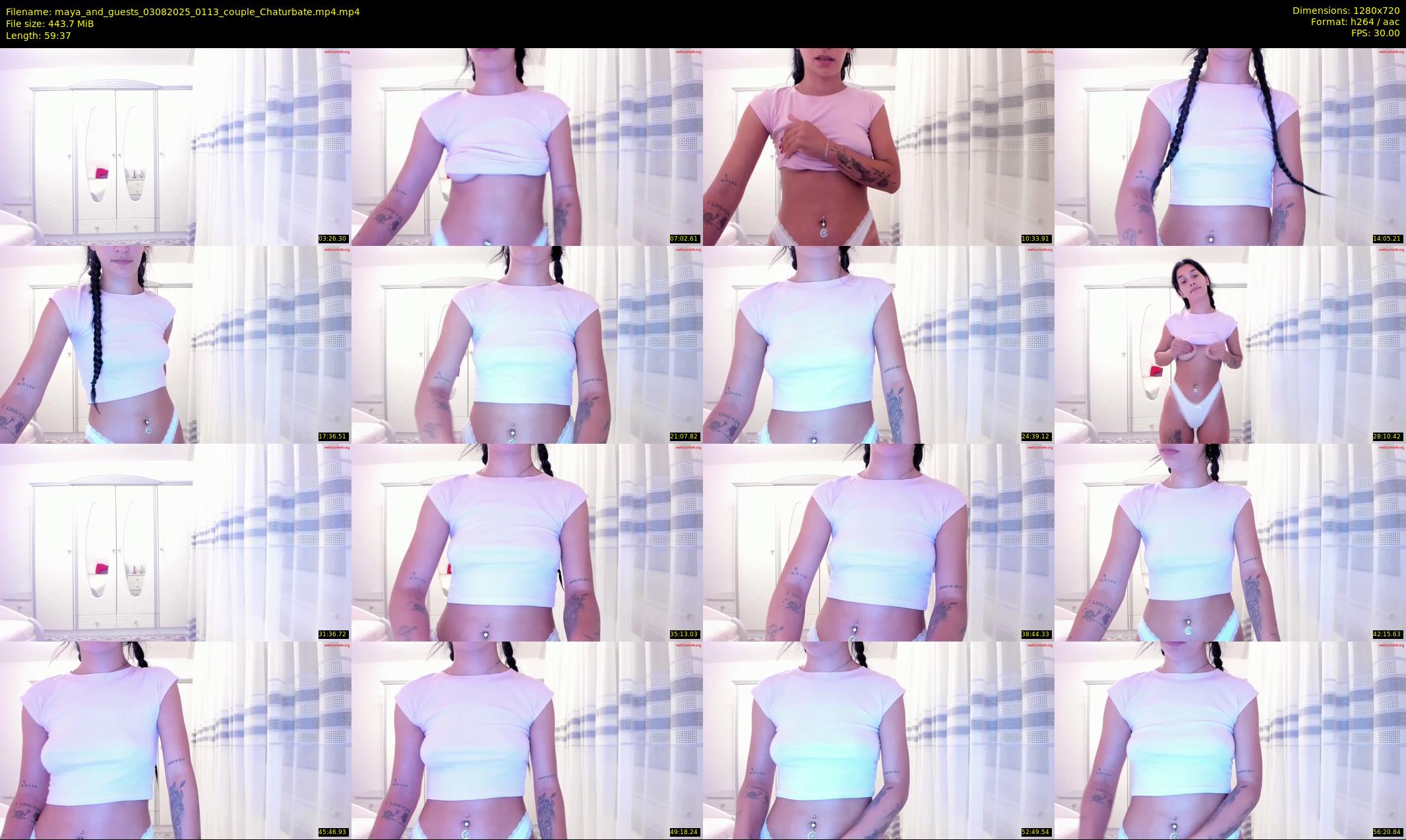 maya_and_guests — 60 minute Chaturbate couple cam show recording, 720p, Aug 3, 2025