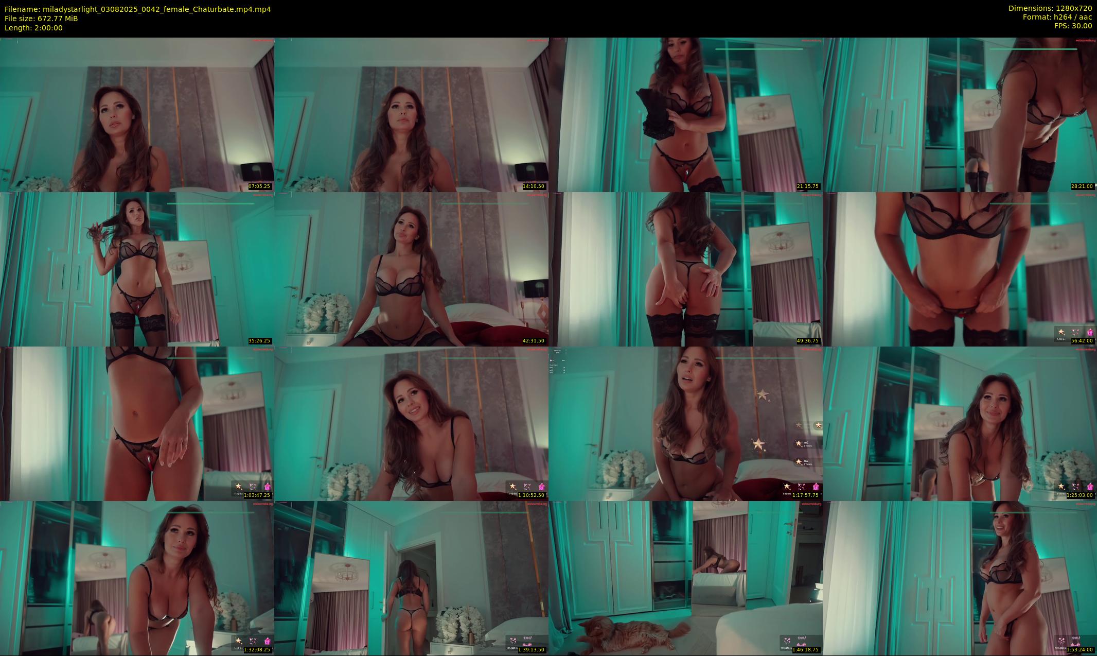 miladystarlight — 120 minute Chaturbate female cam show recording, 720p, Aug 3, 2025