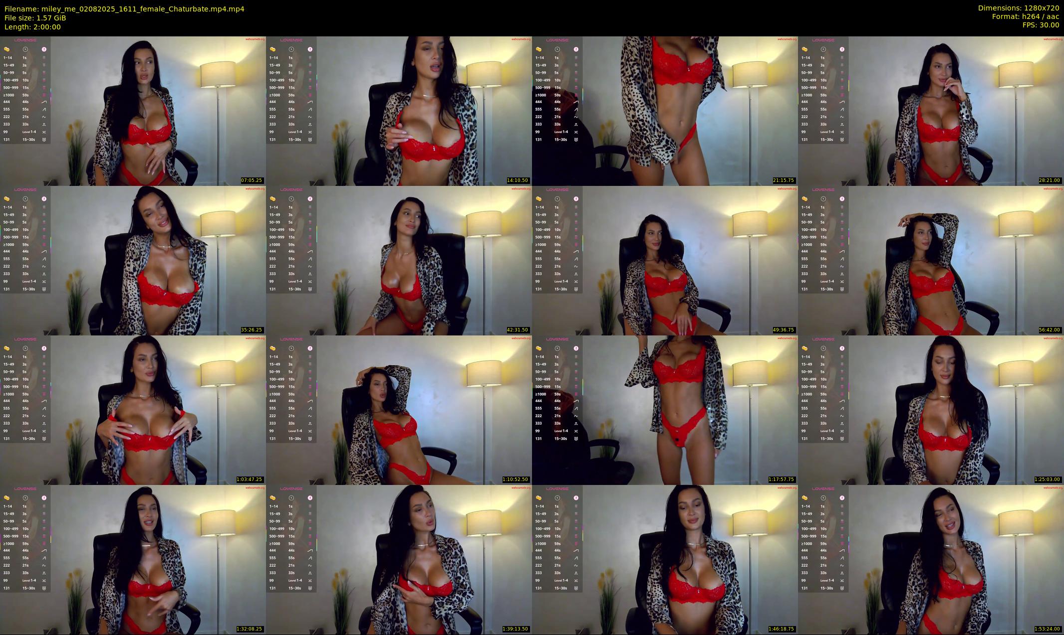 miley_me — 120 minute Chaturbate female cam show recording, 720p, Aug 2, 2025