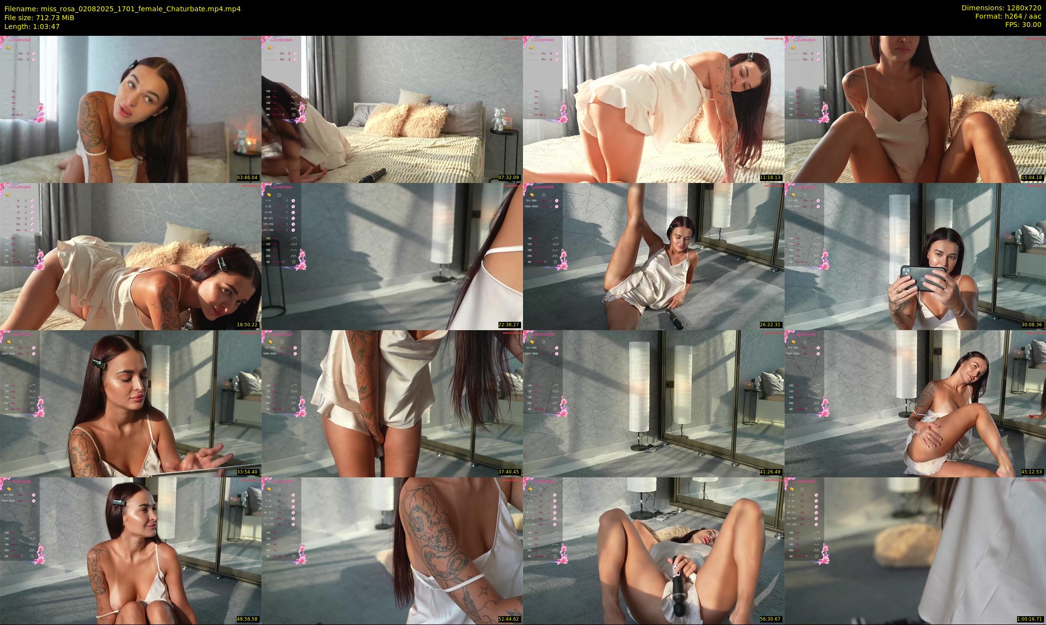 miss_rosa — 64 minute Chaturbate female cam show recording, 720p, Aug 2, 2025