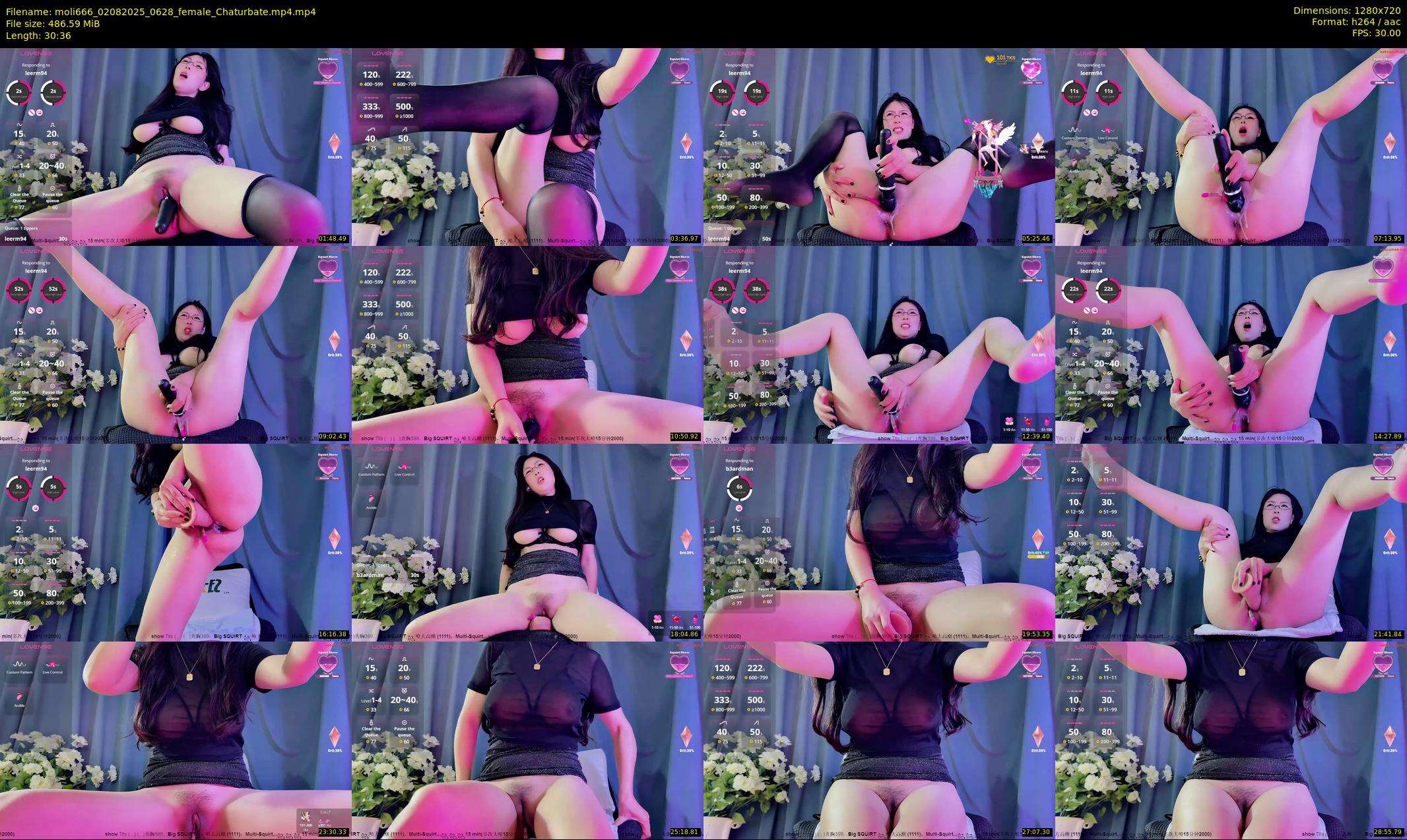 moli666 — 31 minute Chaturbate female cam show recording, 720p, Aug 2, 2025