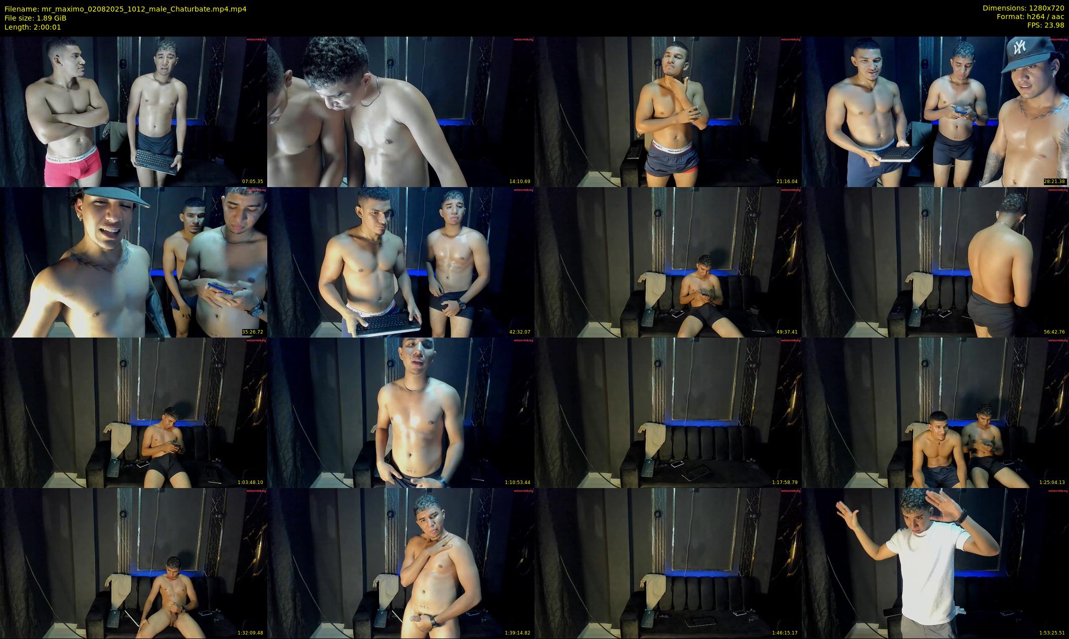 mr_maximo — 121 minute Chaturbate male cam show recording, 720p, Aug 2, 2025