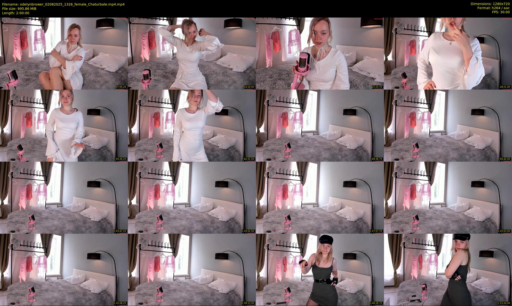 odelynbrower — 120 minute Chaturbate female cam show recording, 720p, Aug 2, 2025