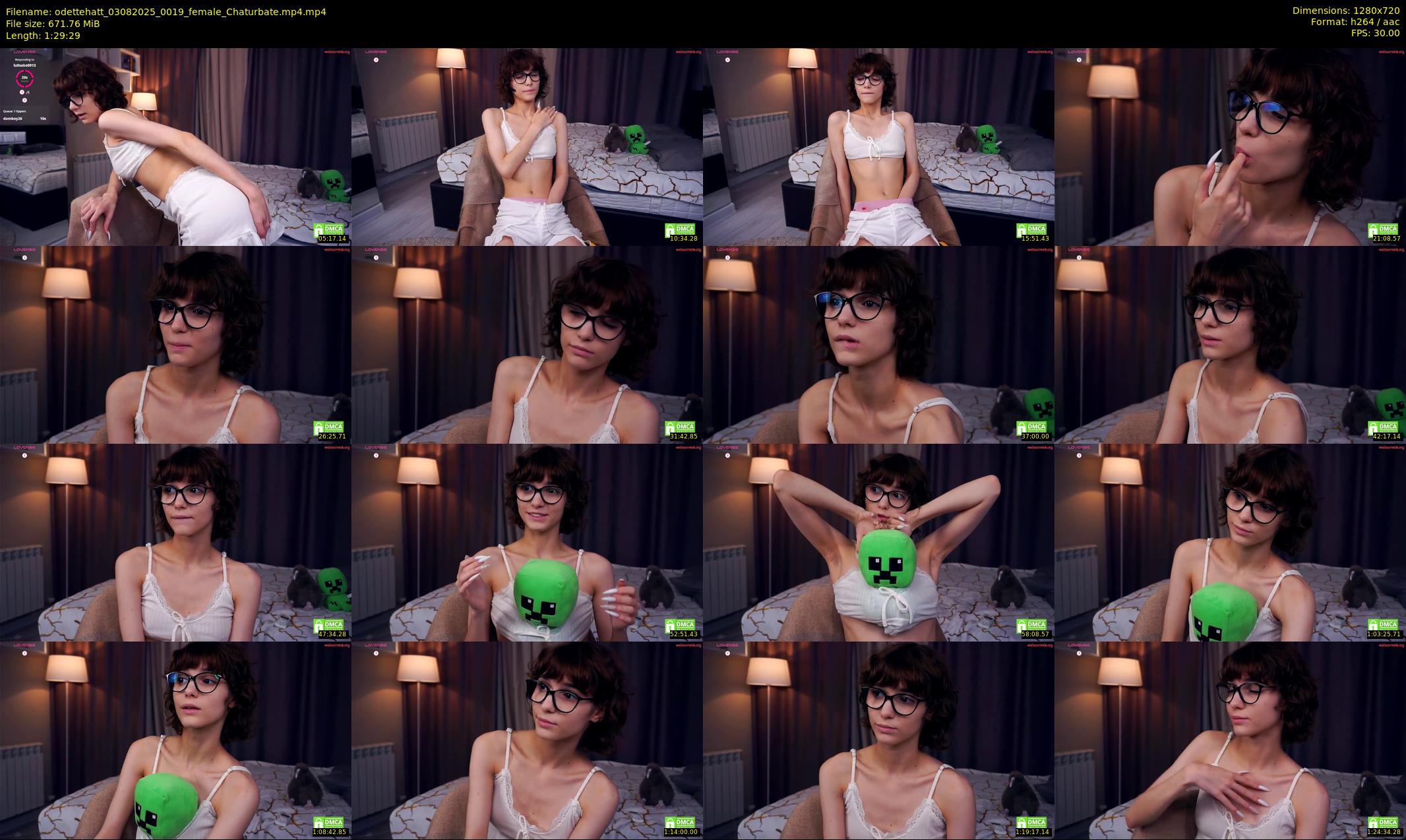 odettehatt — 90 minute Chaturbate female cam show recording, 720p, Aug 3, 2025