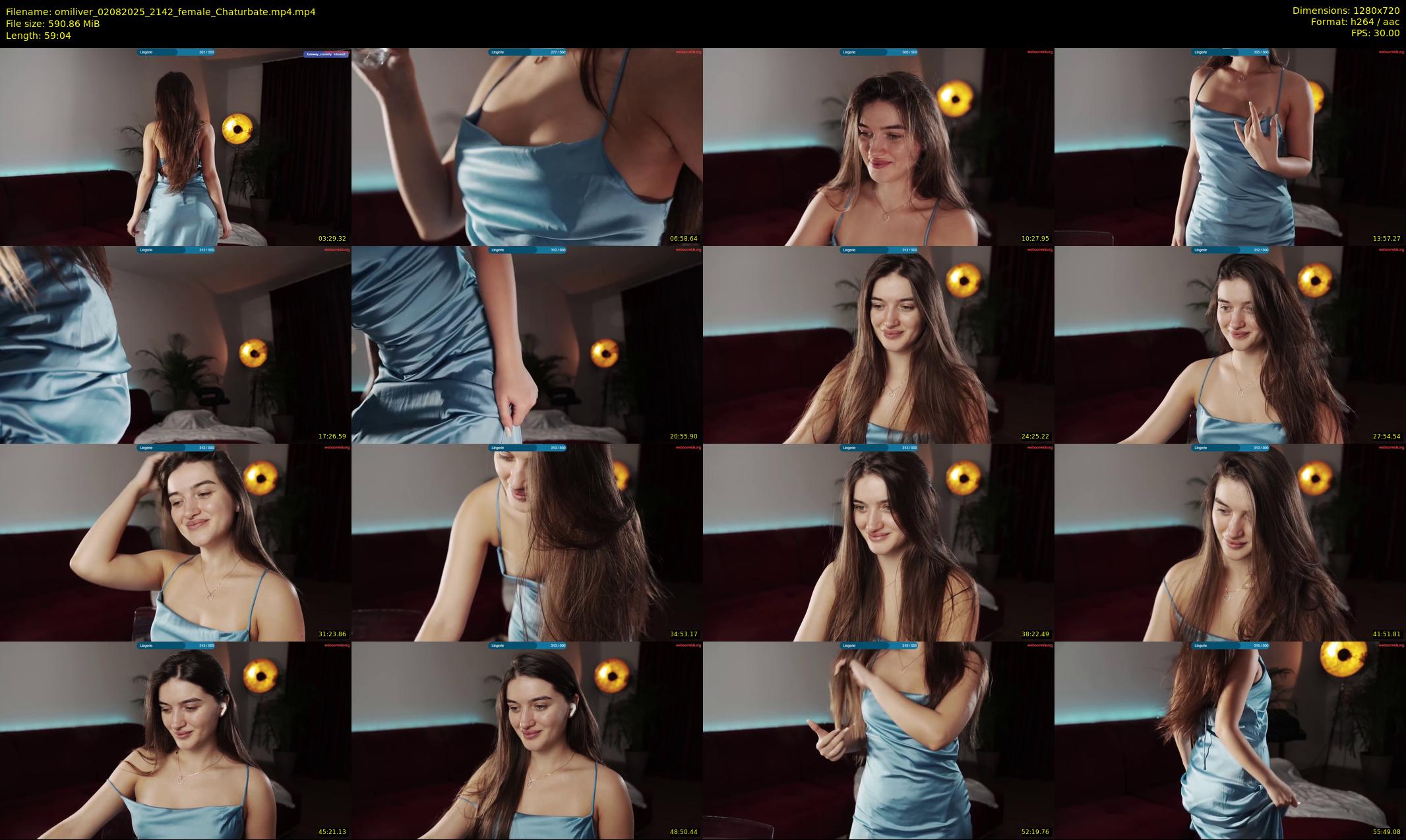 omiliver — 60 minute Chaturbate female cam show recording, 720p, Aug 2, 2025
