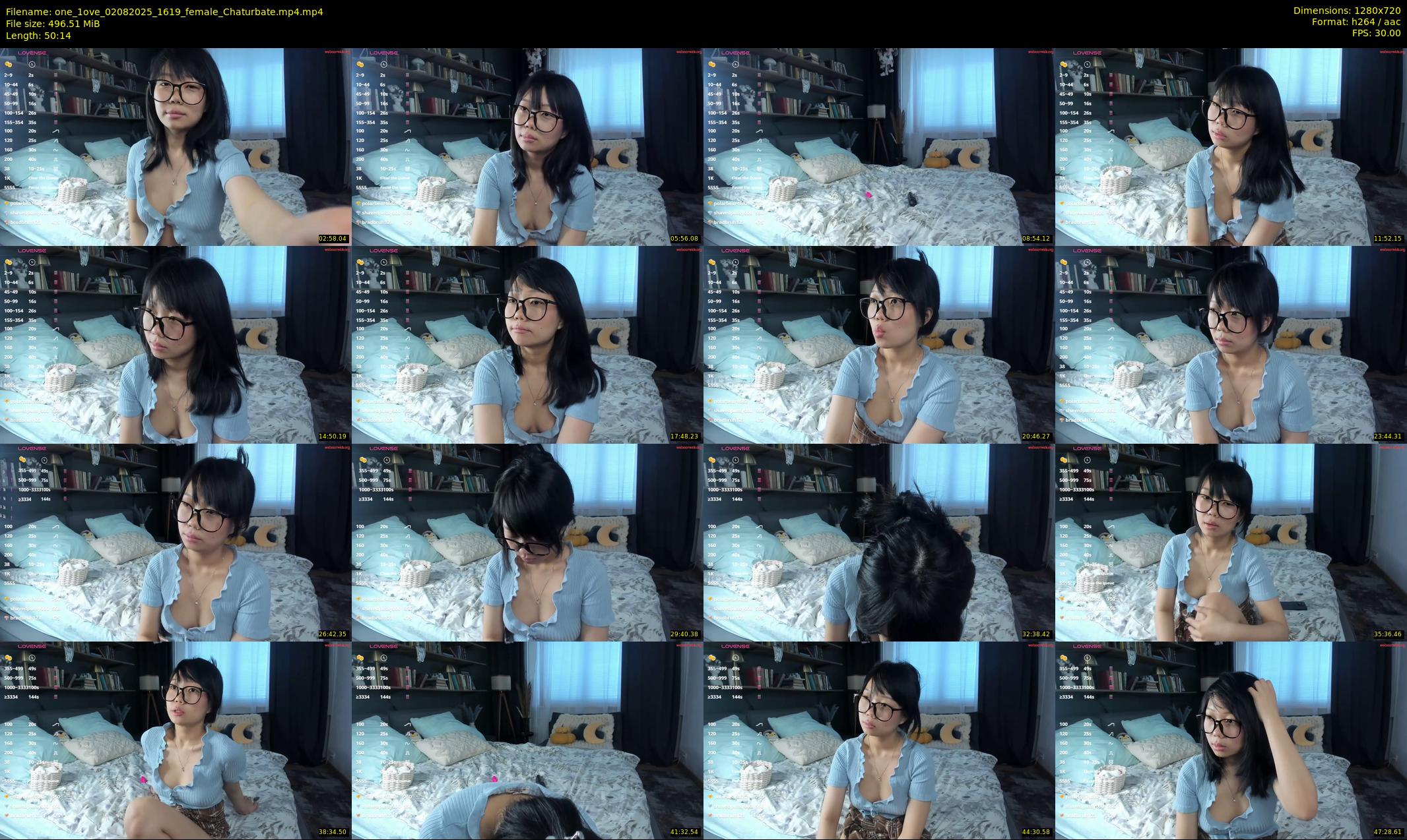 one_1ove — 51 minute Chaturbate female cam show recording, 720p, Aug 2, 2025