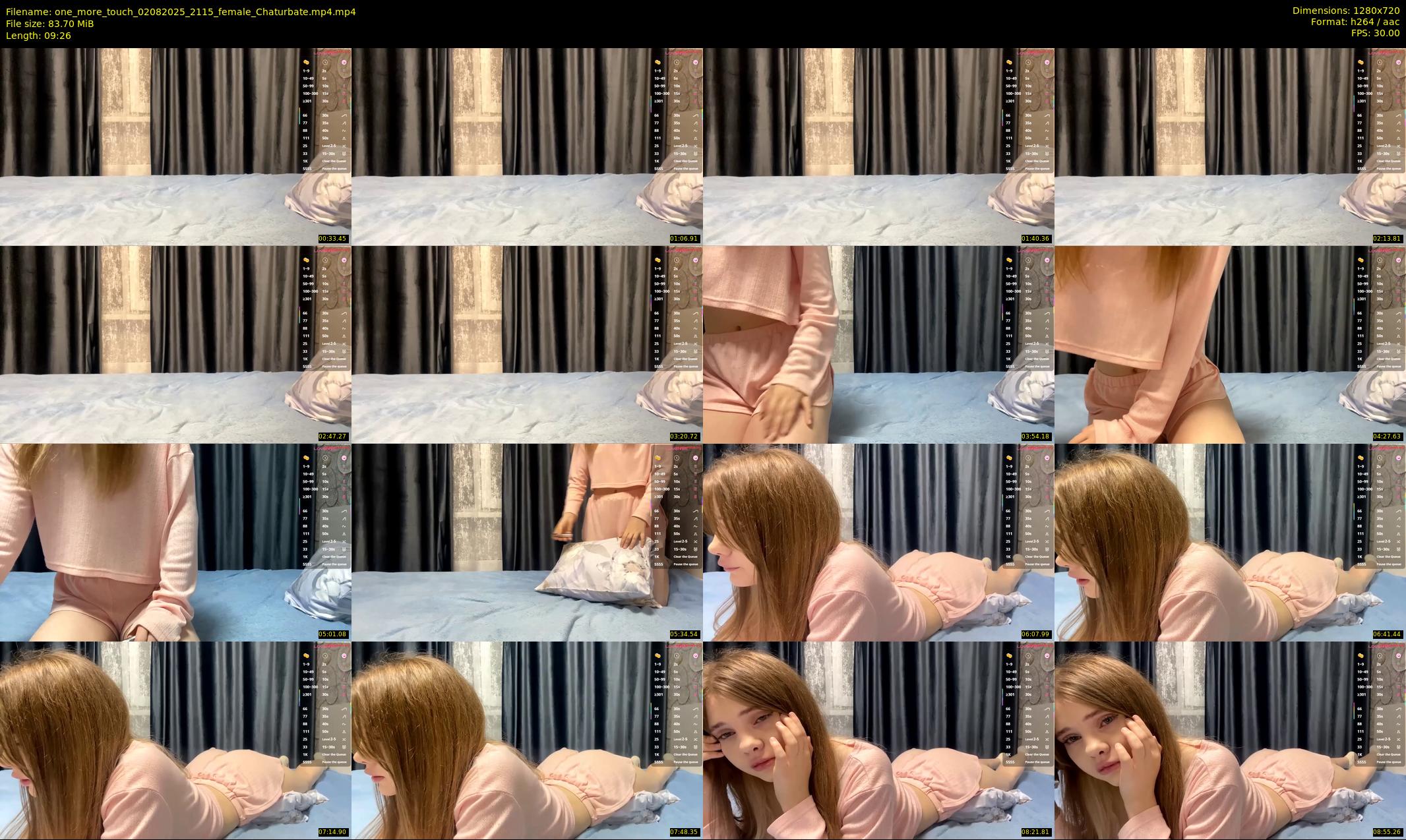 one_more_touch — 10 minute Chaturbate female cam show recording, 720p, Aug 2, 2025