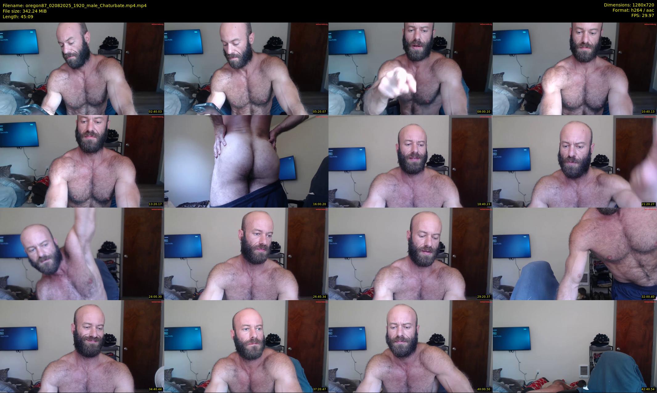 oregon87 — 46 minute Chaturbate male cam show recording, 720p, Aug 2, 2025
