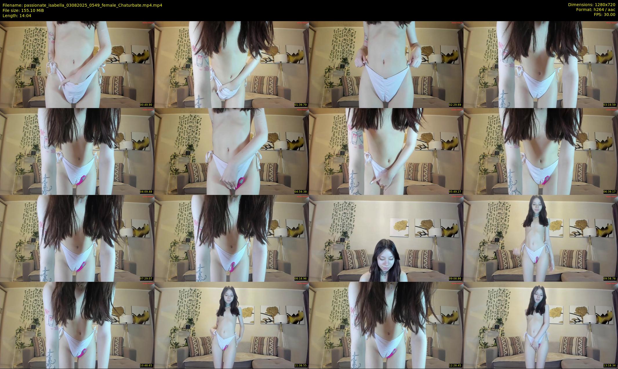 passionate_isabella — 15 minute Chaturbate female cam show recording, 720p, Aug 3, 2025