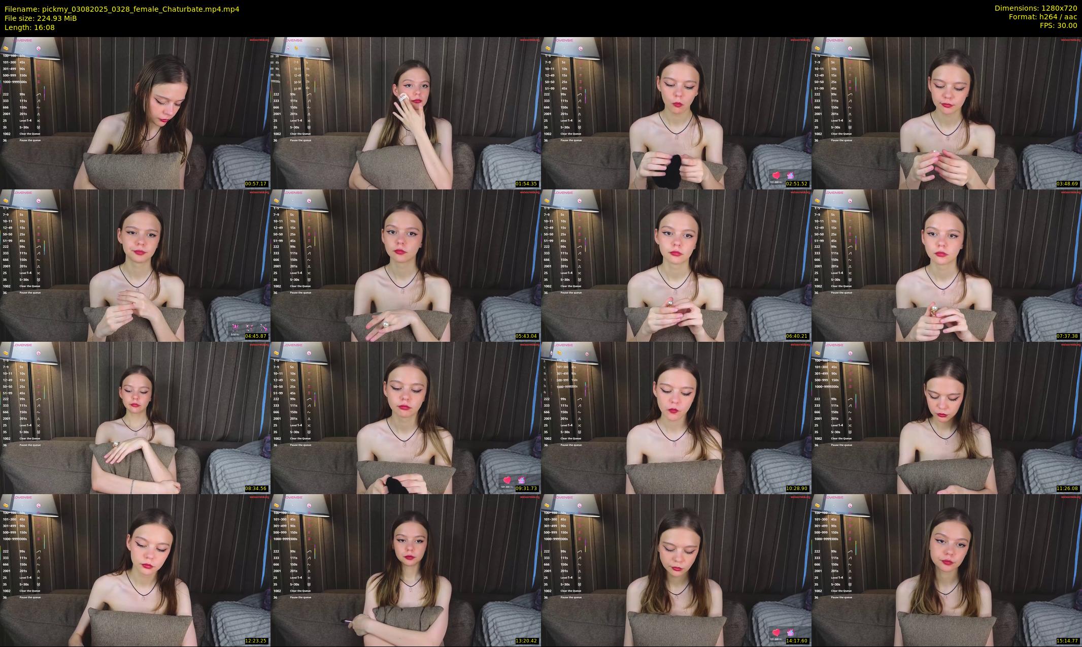 pickmy — 17 minute Chaturbate female cam show recording, 720p, Aug 3, 2025