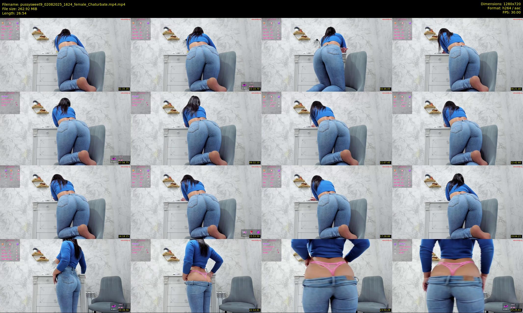 pussysweet9 — 27 minute Chaturbate female cam show recording, 720p, Aug 2, 2025