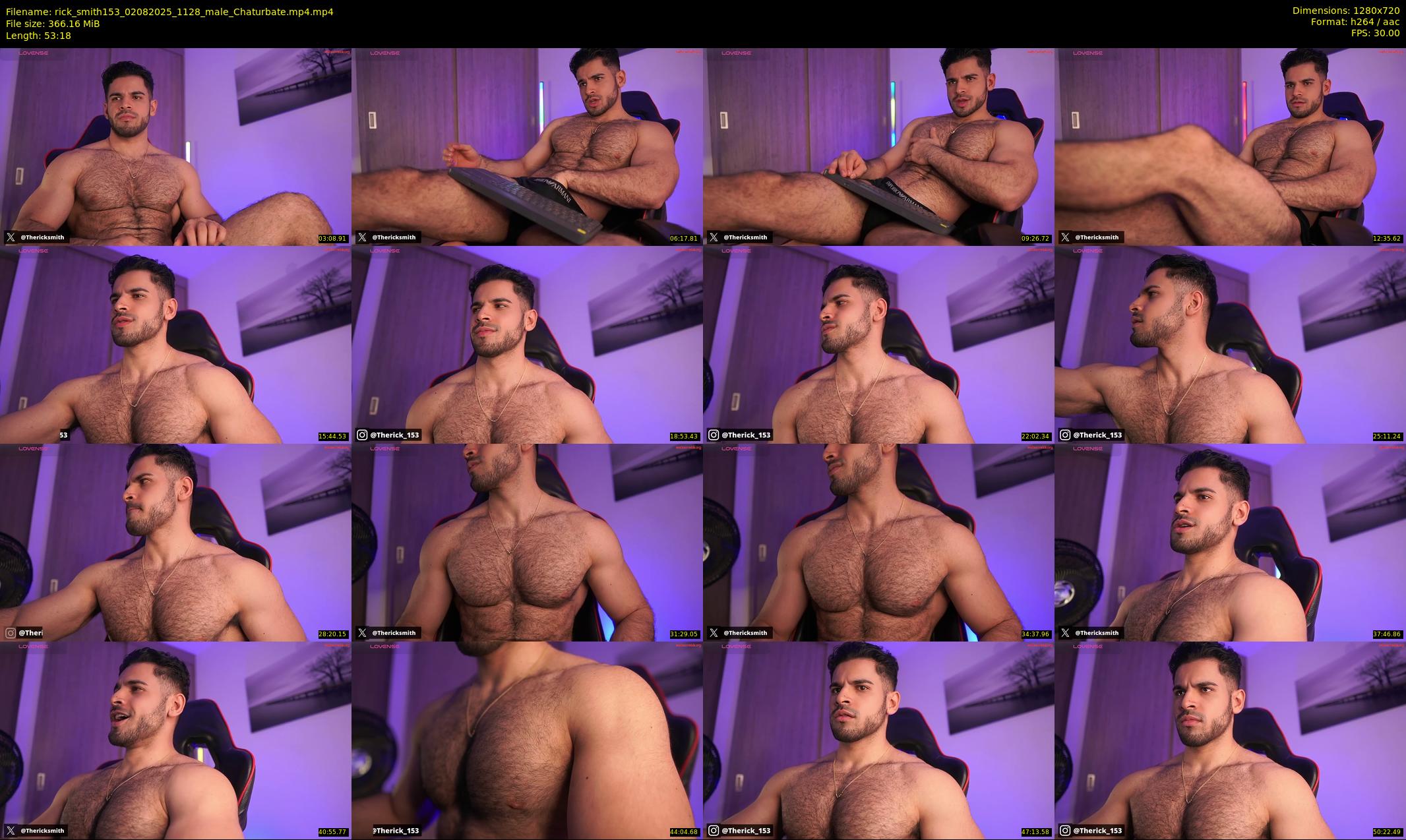 rick_smith153 — 54 minute Chaturbate male cam show recording, 720p, Aug 2, 2025
