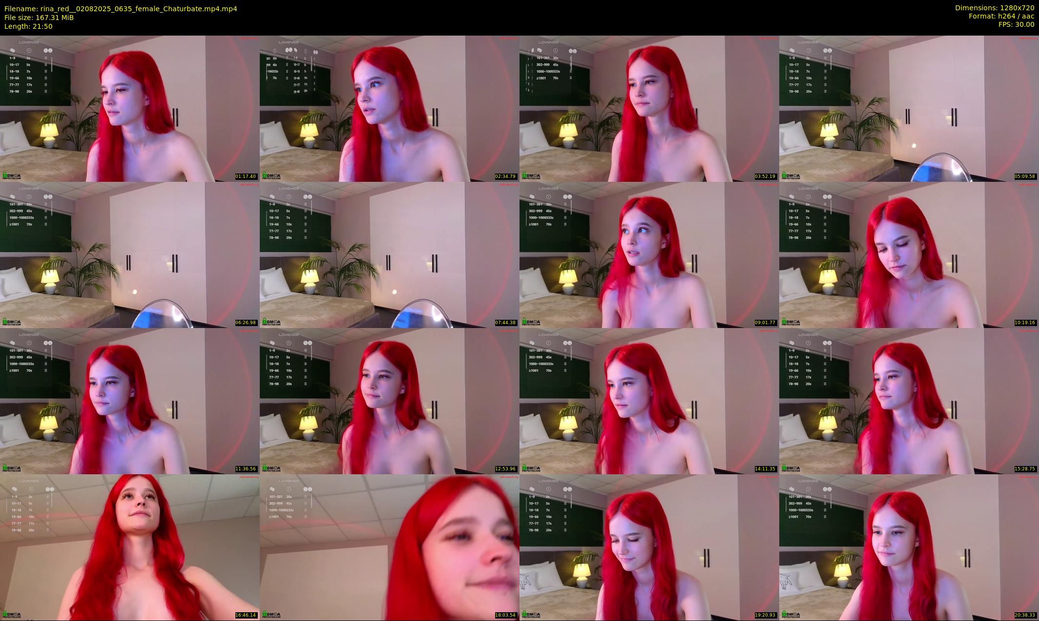 rina_red_ — 22 minute Chaturbate female cam show recording, 720p, Aug 2, 2025