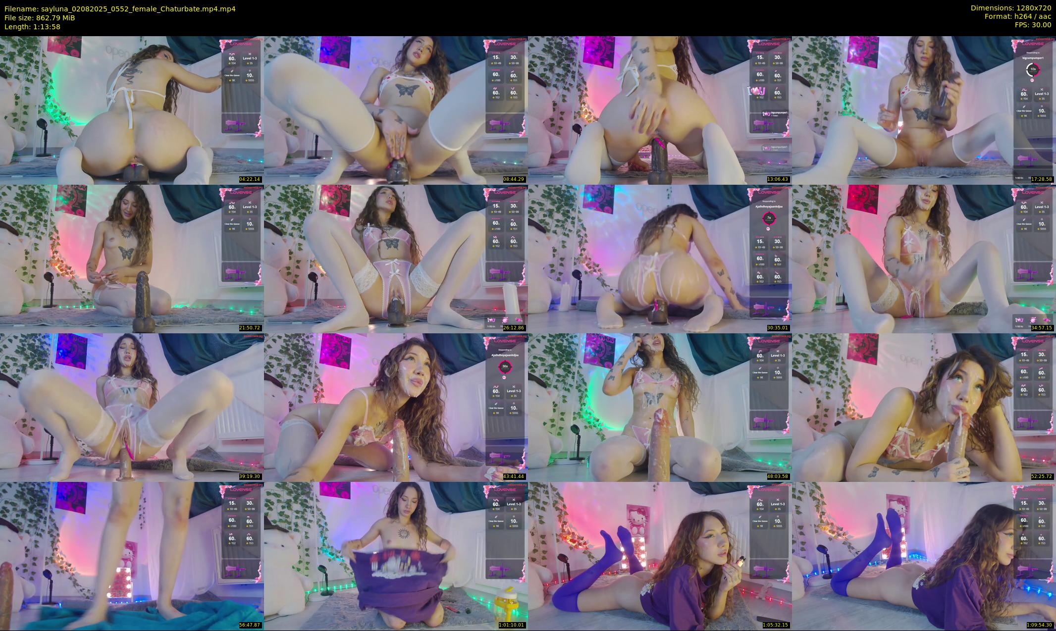 sayluna — 74 minute Chaturbate female cam show recording, 720p, Aug 2, 2025