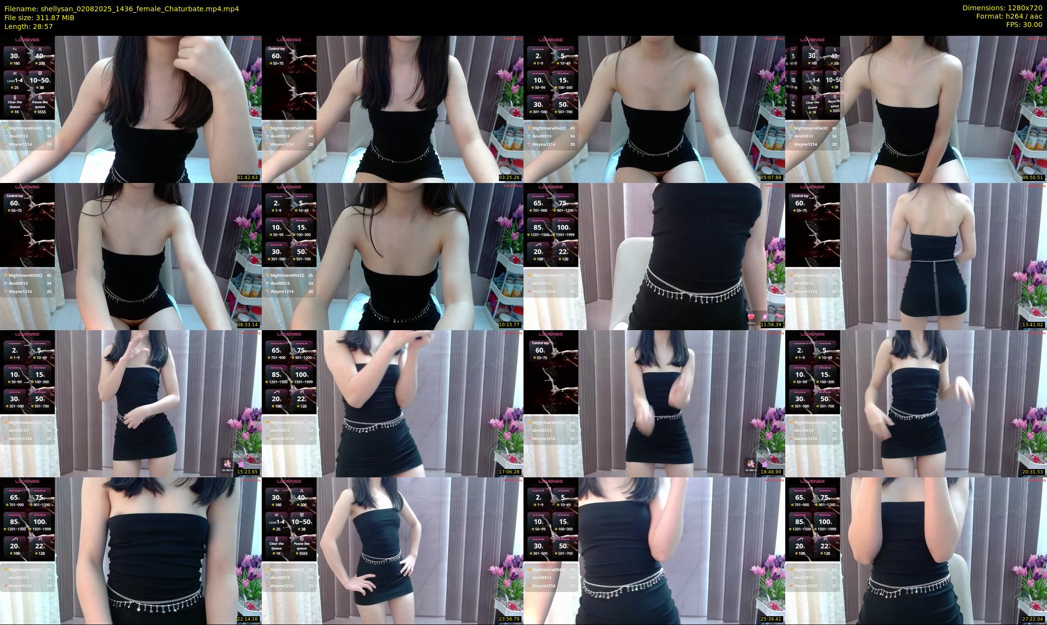 shellysan — 29 minute Chaturbate female cam show recording, 720p, Aug 2, 2025