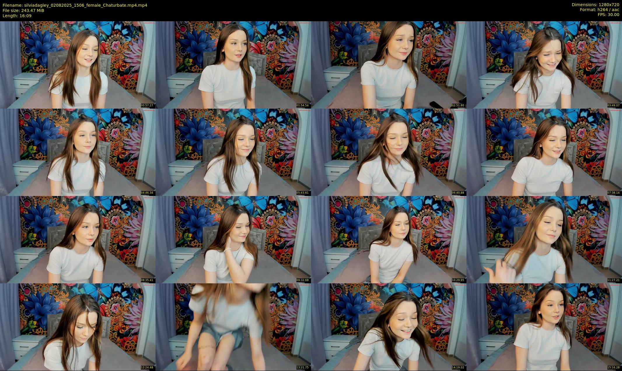 silviadagley — 17 minute Chaturbate female cam show recording, 720p, Aug 2, 2025