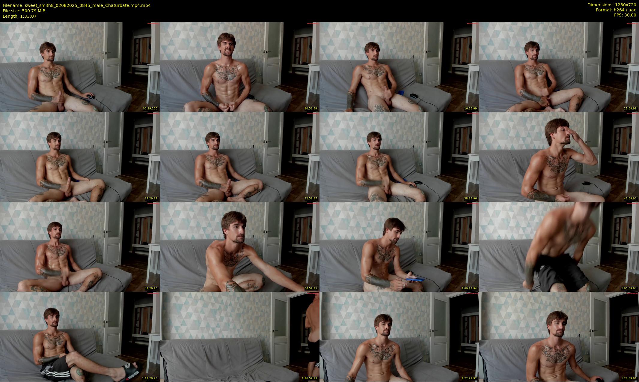 sweet_smith8 — 94 minute Chaturbate male cam show recording, 720p, Aug 2, 2025