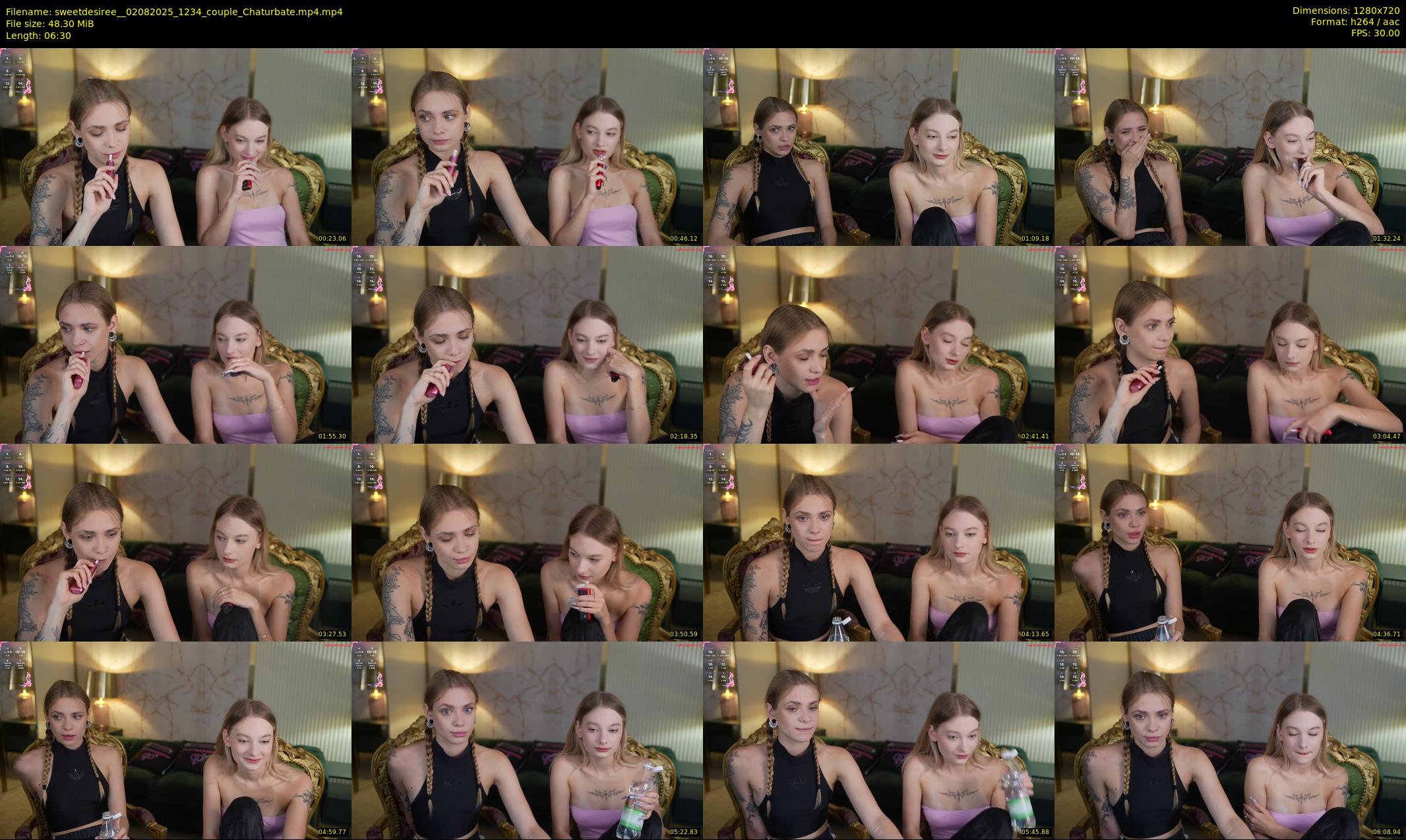 sweetdesiree_ — 7 minute Chaturbate couple cam show recording, 720p, Aug 2, 2025