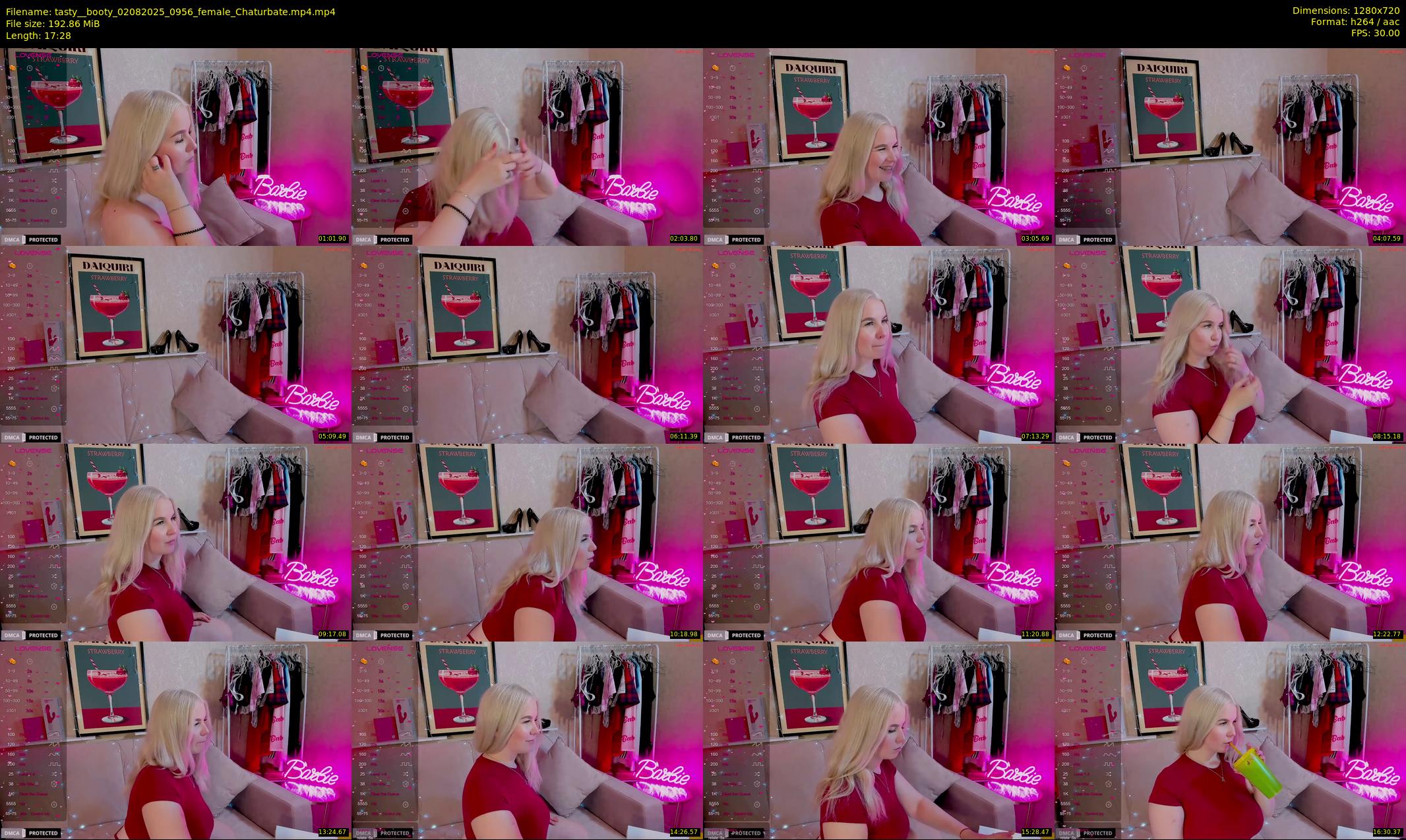 tasty__booty — 18 minute Chaturbate female cam show recording, 720p, Aug 2, 2025