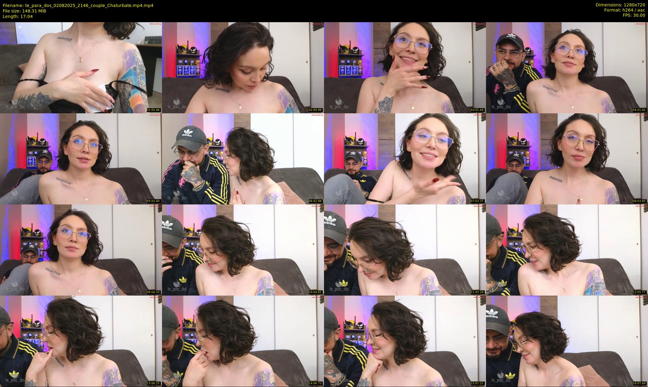 te_para_dos — 18 minute Chaturbate couple cam show recording, 720p, Aug 2, 2025