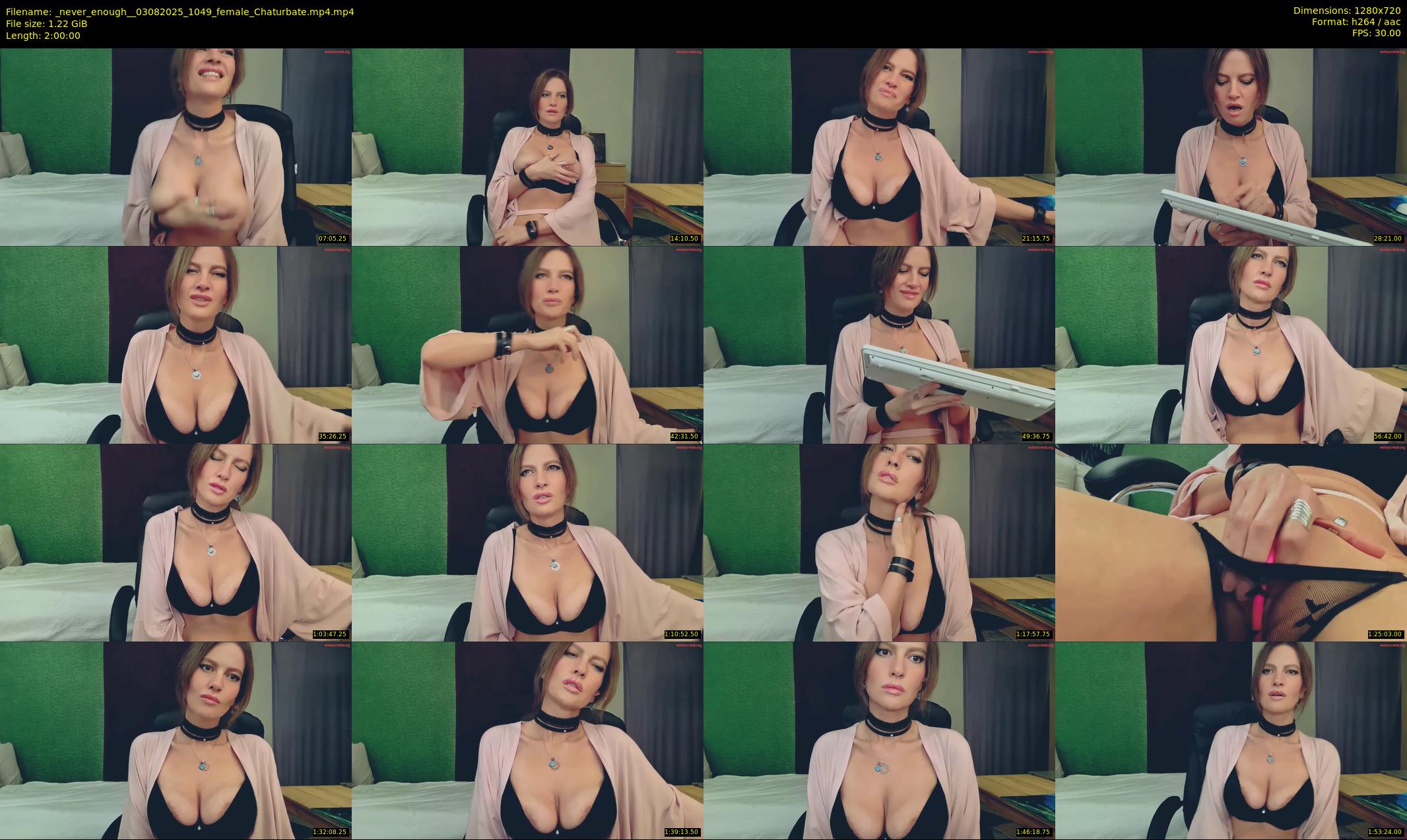 _never_enough_ — 120 minute Chaturbate female cam show recording, 720p, Aug 3, 2025