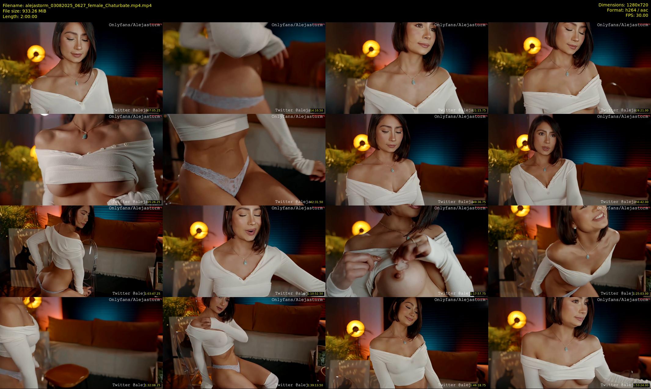 alejastorm — 120 minute Chaturbate female cam show recording, 720p, Aug 3, 2025