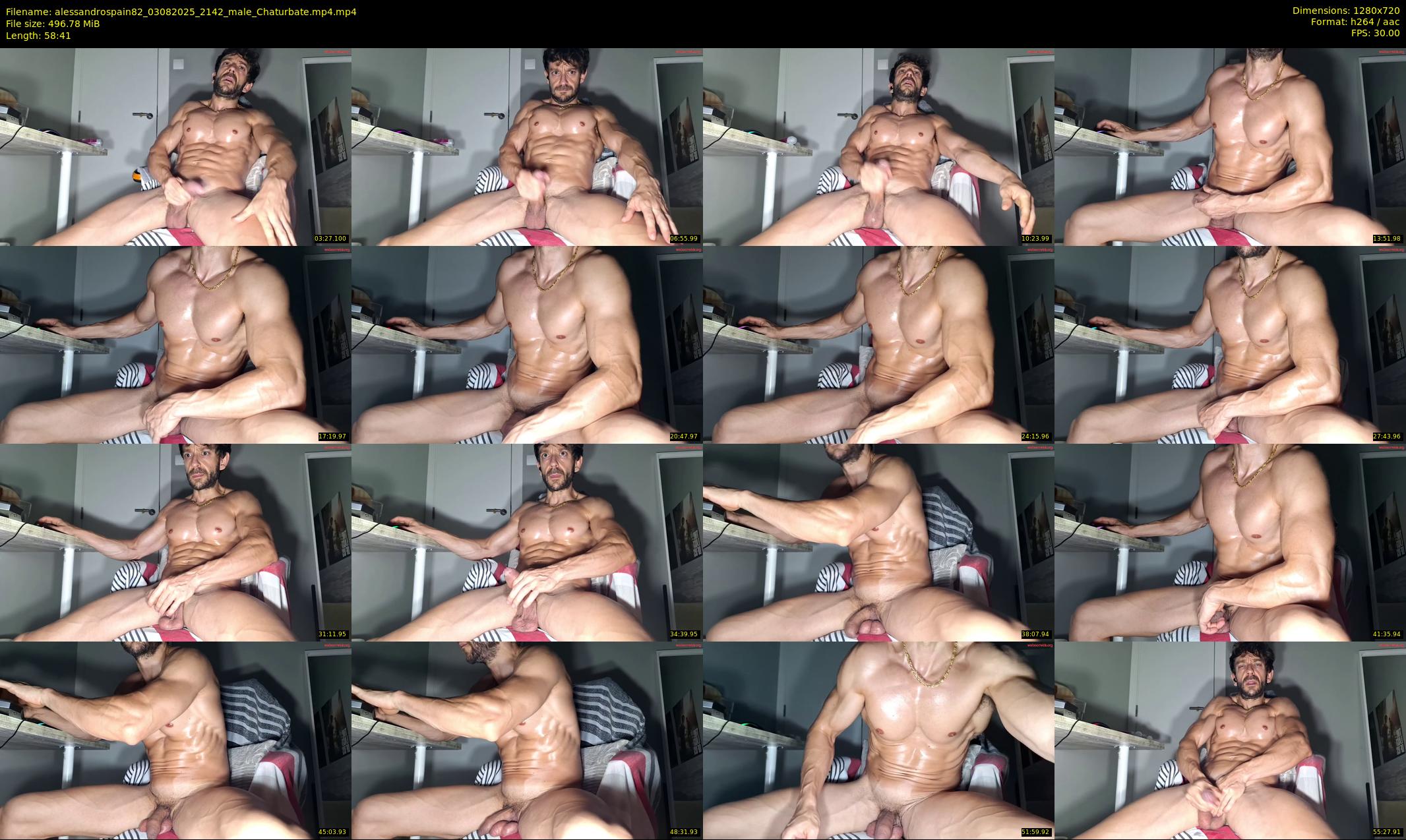 alessandrospain82 — 59 minute Chaturbate male cam show recording, 720p, Aug 3, 2025