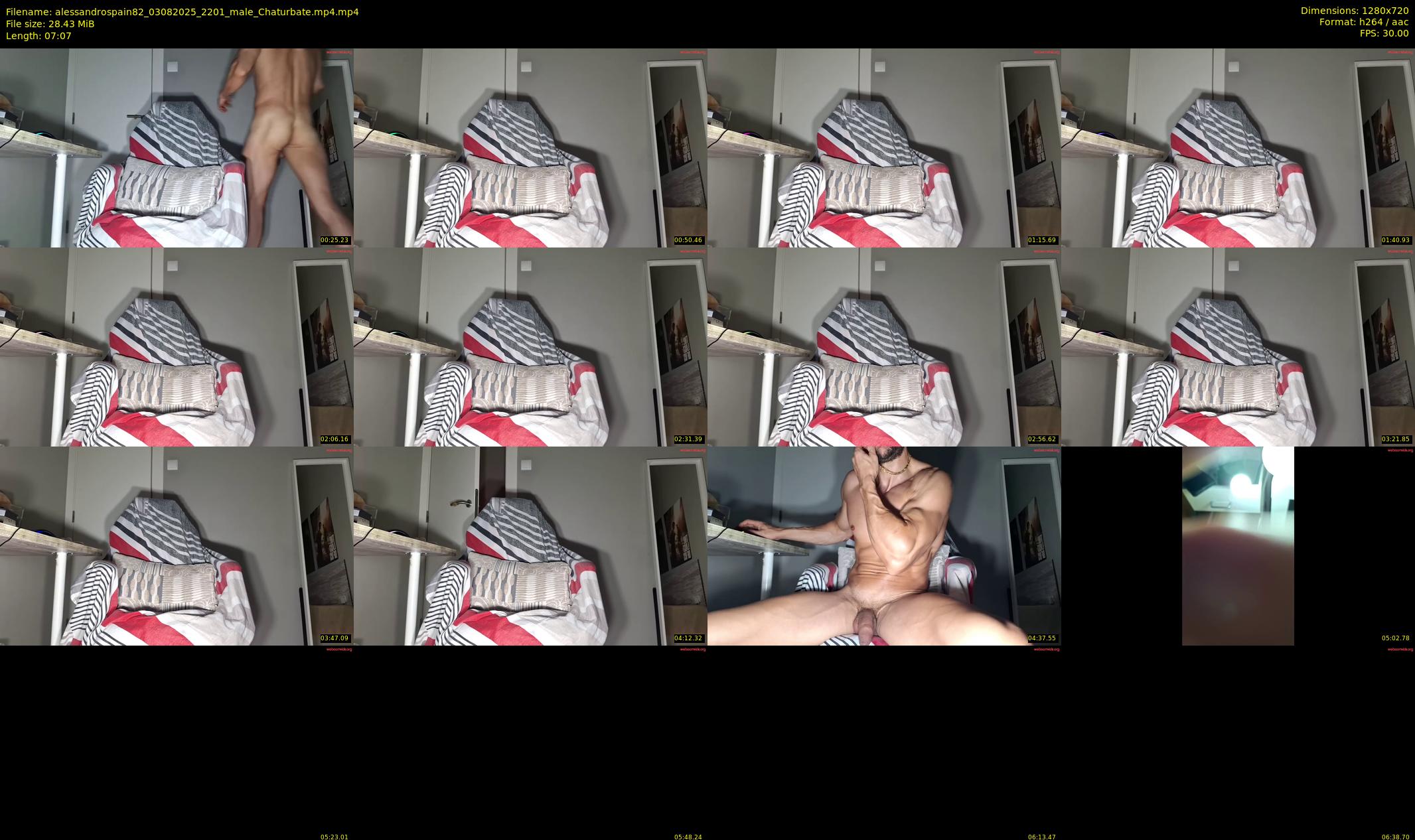 alessandrospain82 — 8 minute Chaturbate male cam show recording, 720p, Aug 3, 2025
