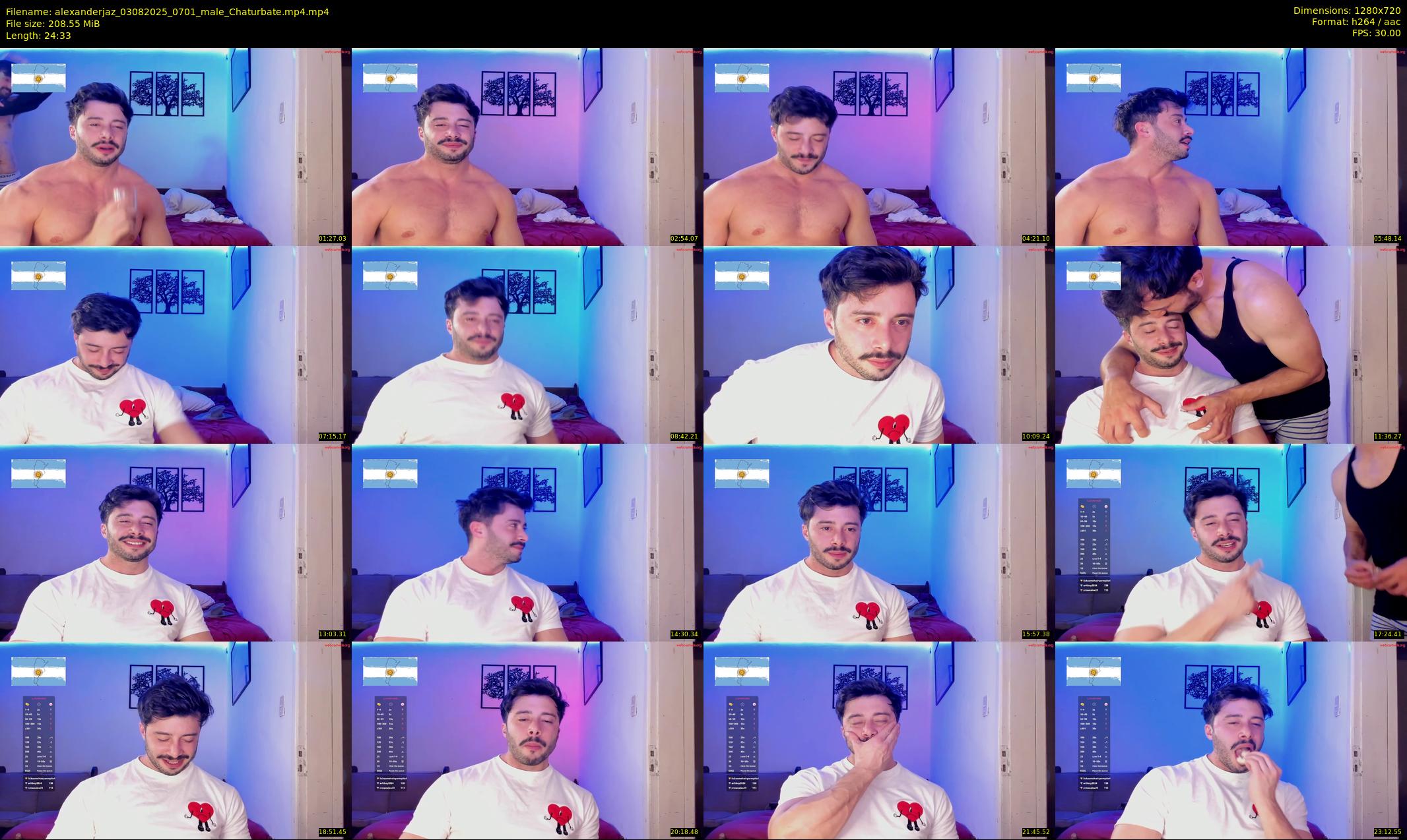 alexanderjaz — 25 minute Chaturbate male cam show recording, 720p, Aug 3, 2025