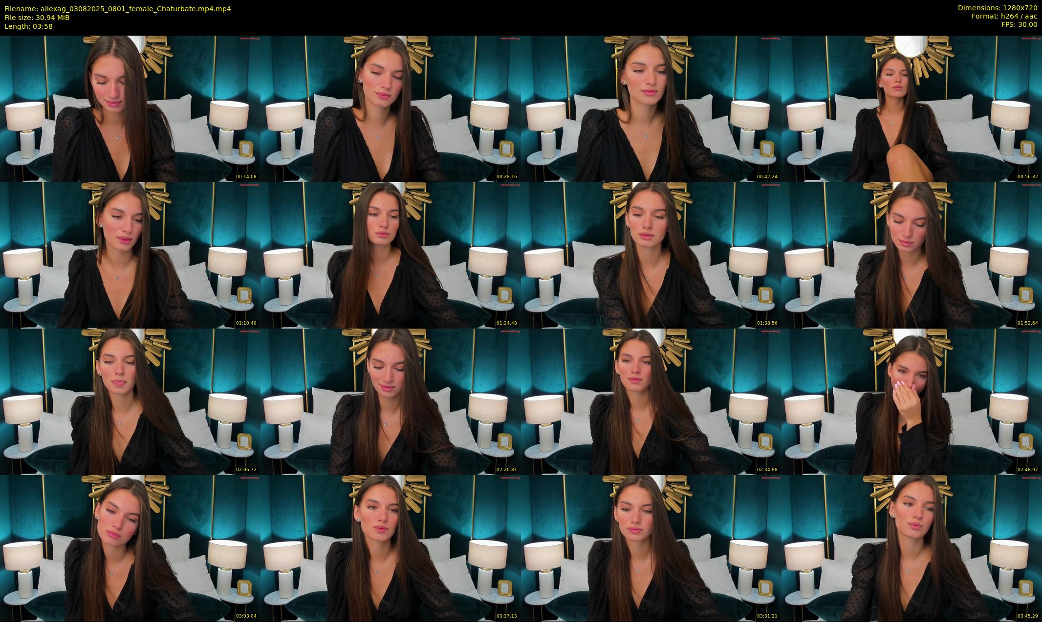 allexag — 4 minute Chaturbate female cam show recording, 720p, Aug 3, 2025