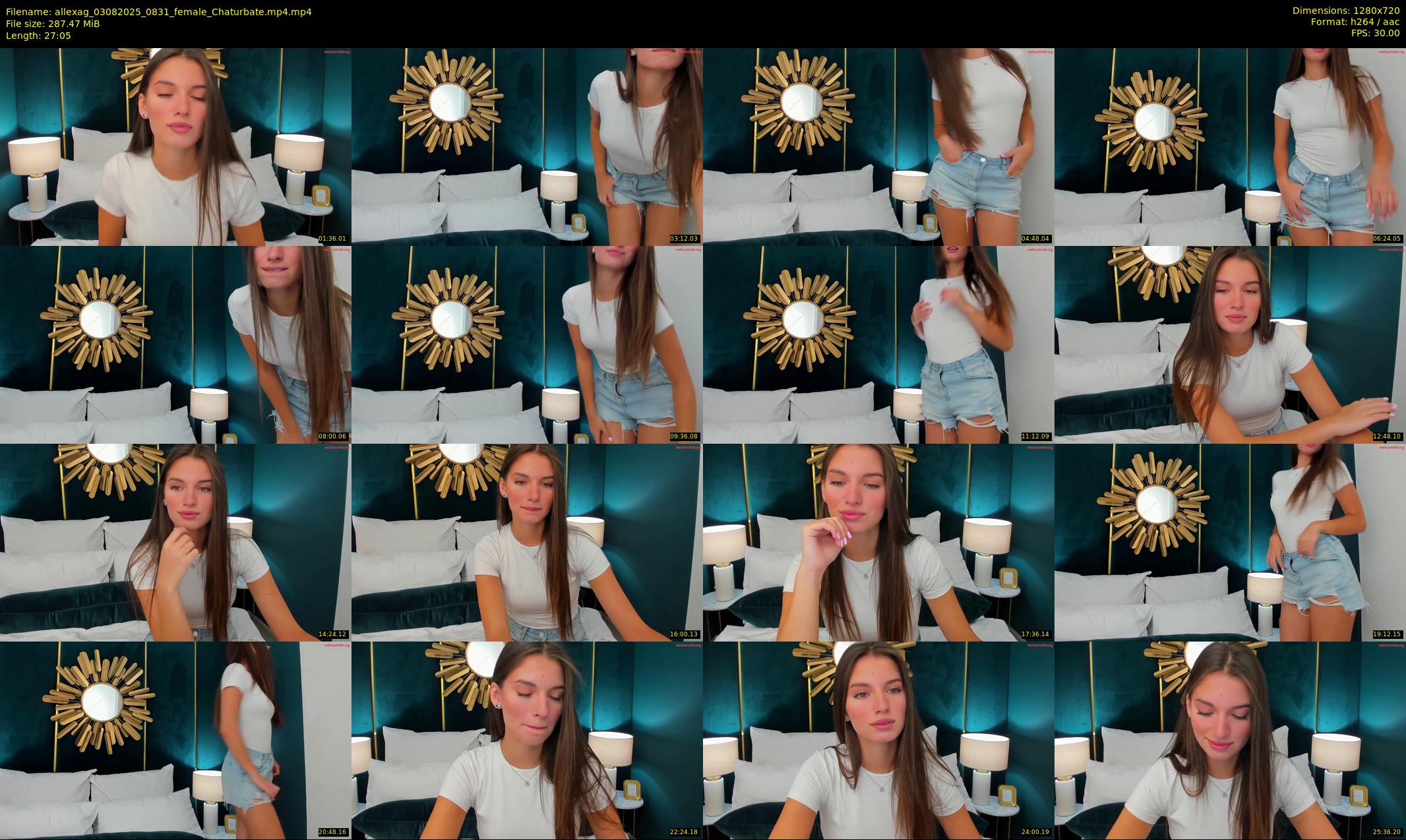 allexag — 28 minute Chaturbate female cam show recording, 720p, Aug 3, 2025