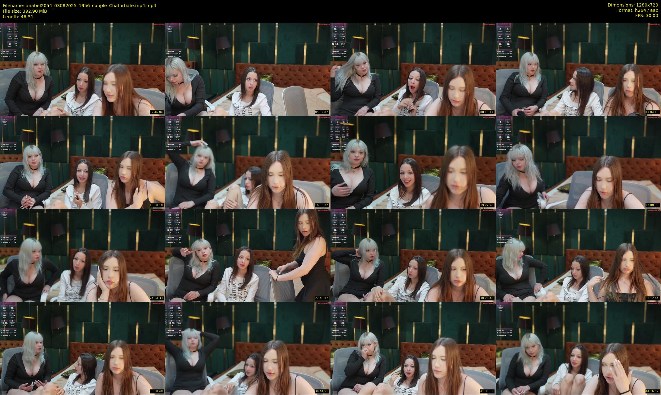 anabel2054 — 47 minute Chaturbate female cam show recording, 720p, Aug 3, 2025