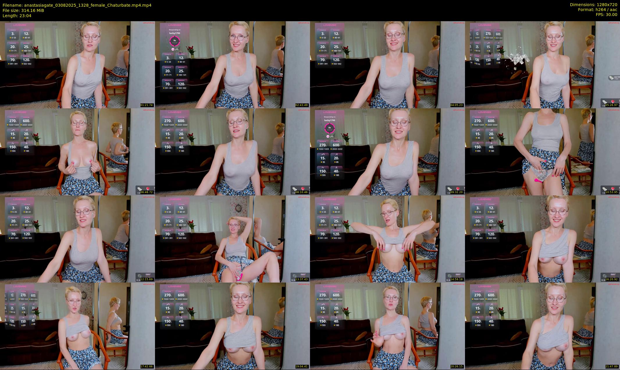 anastasiagate — 24 minute Chaturbate female cam show recording, 720p, Aug 3, 2025