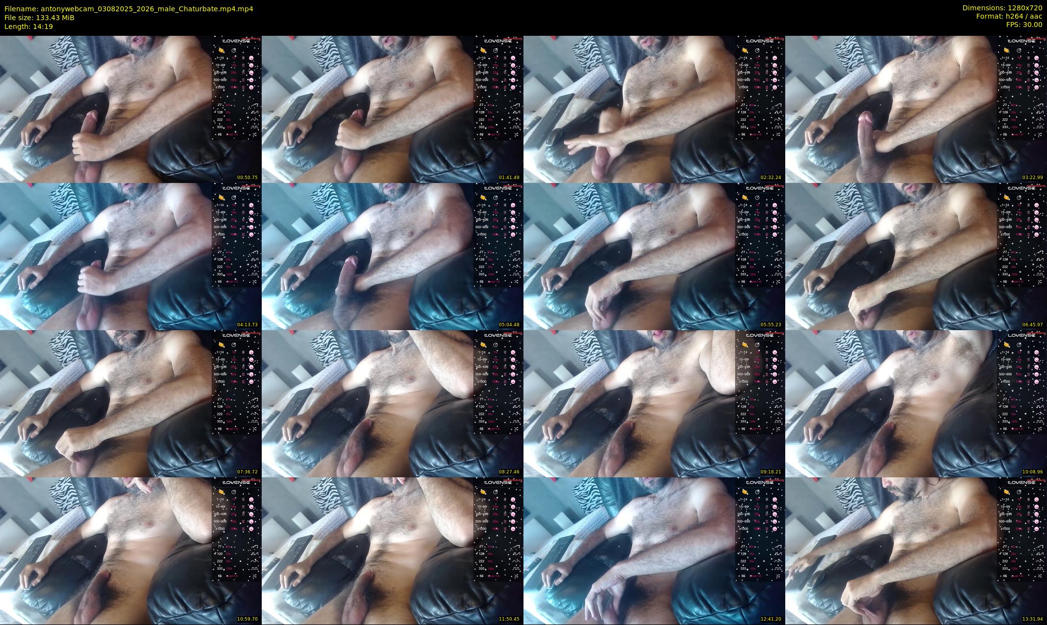 antonywebcam — 15 minute Chaturbate male cam show recording, 720p, Aug 3, 2025