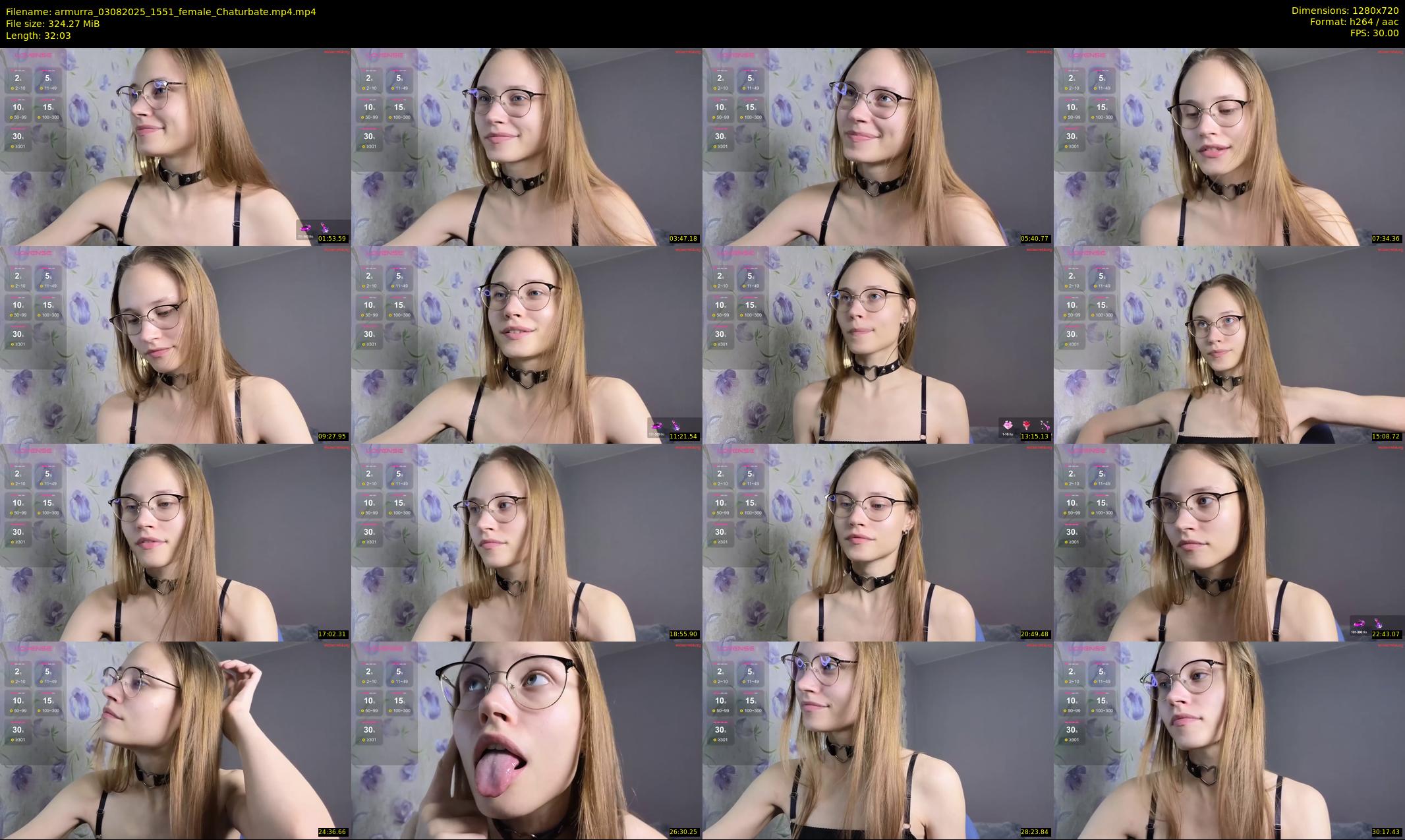 armurra — 33 minute Chaturbate female cam show recording, 720p, Aug 3, 2025
