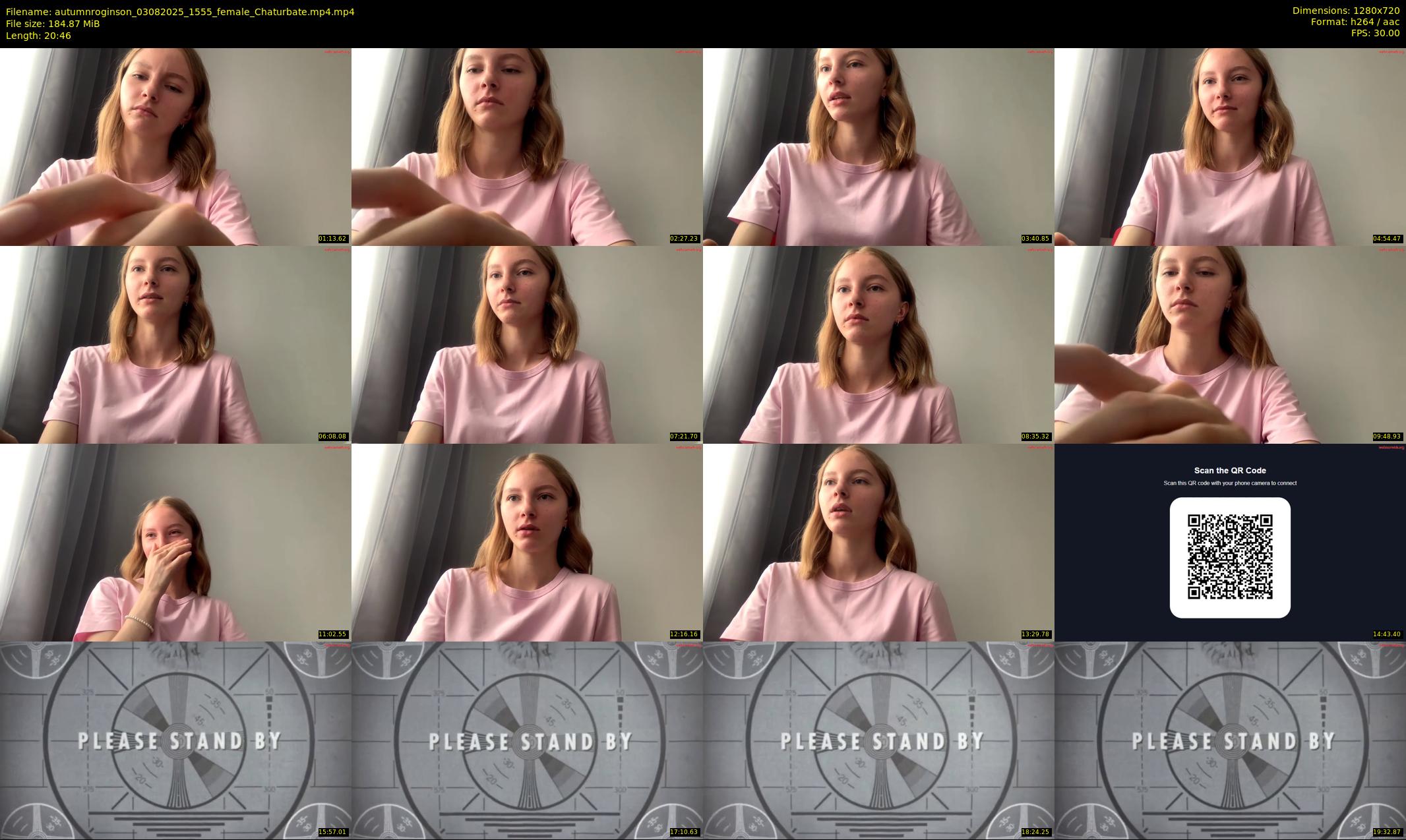 autumnroginson — 21 minute Chaturbate female cam show recording, 720p, Aug 3, 2025