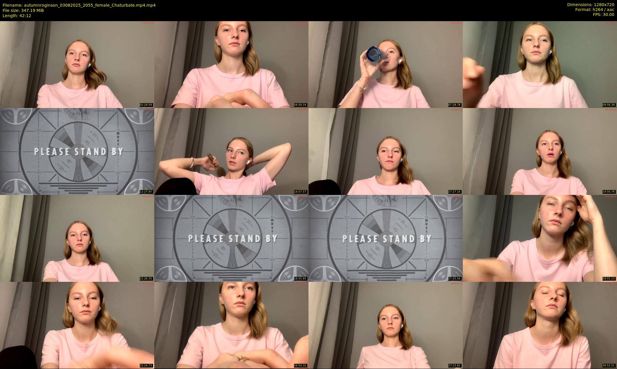 autumnroginson — 43 minute Chaturbate female cam show recording, 720p, Aug 3, 2025
