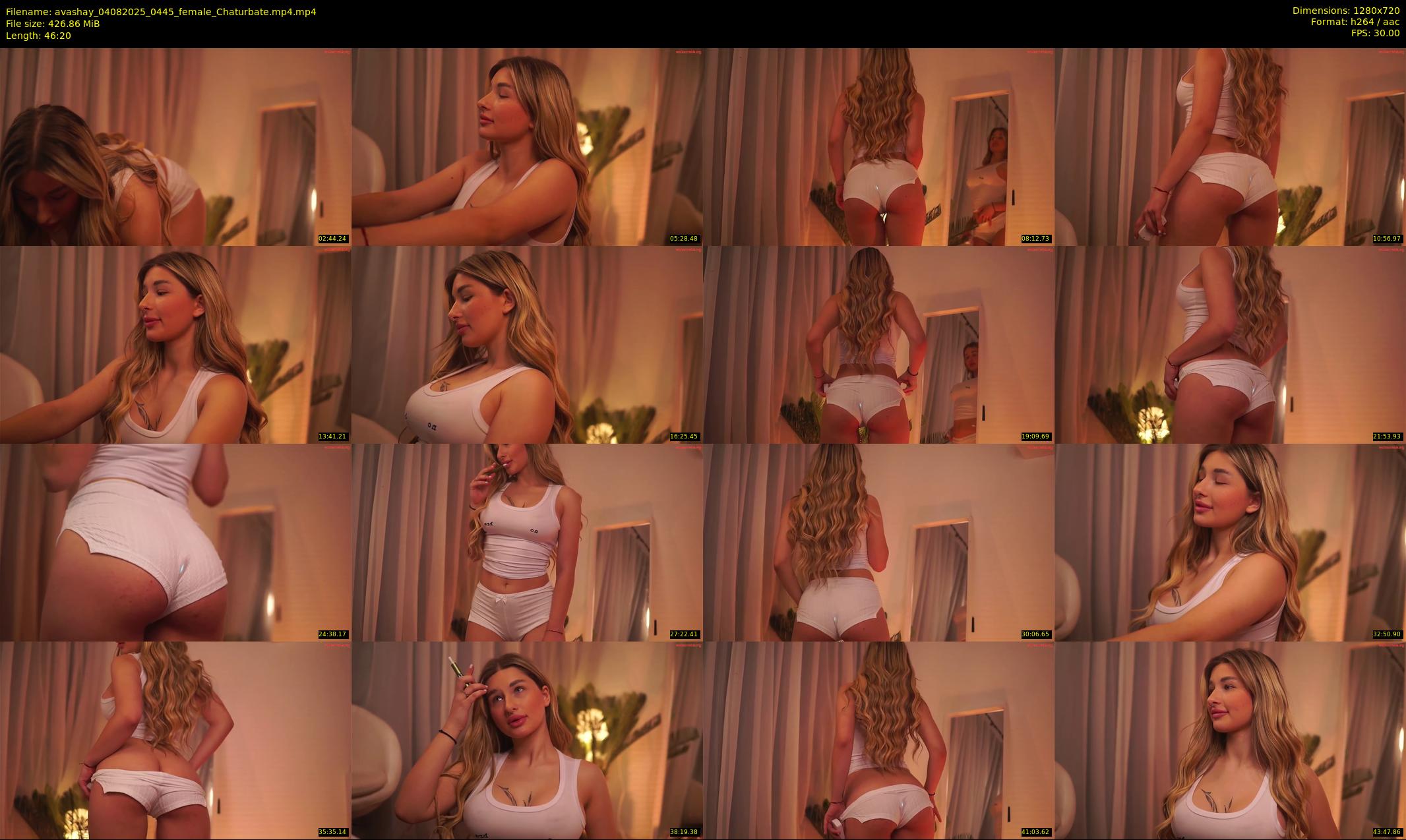 avashay — 47 minute Chaturbate female cam show recording, 720p, Aug 4, 2025