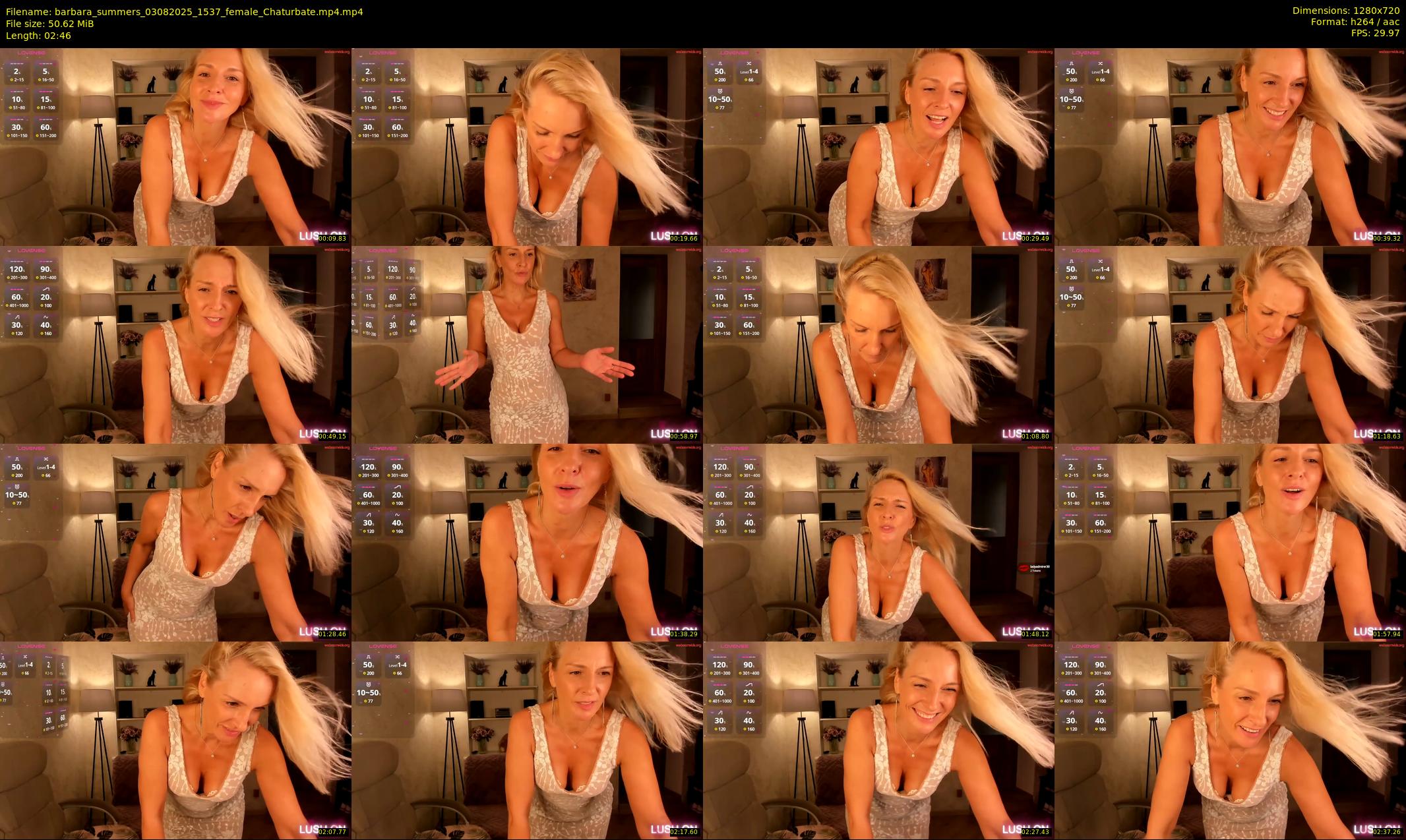 barbara_summers — 3 minute Chaturbate female cam show recording, 720p, Aug 3, 2025