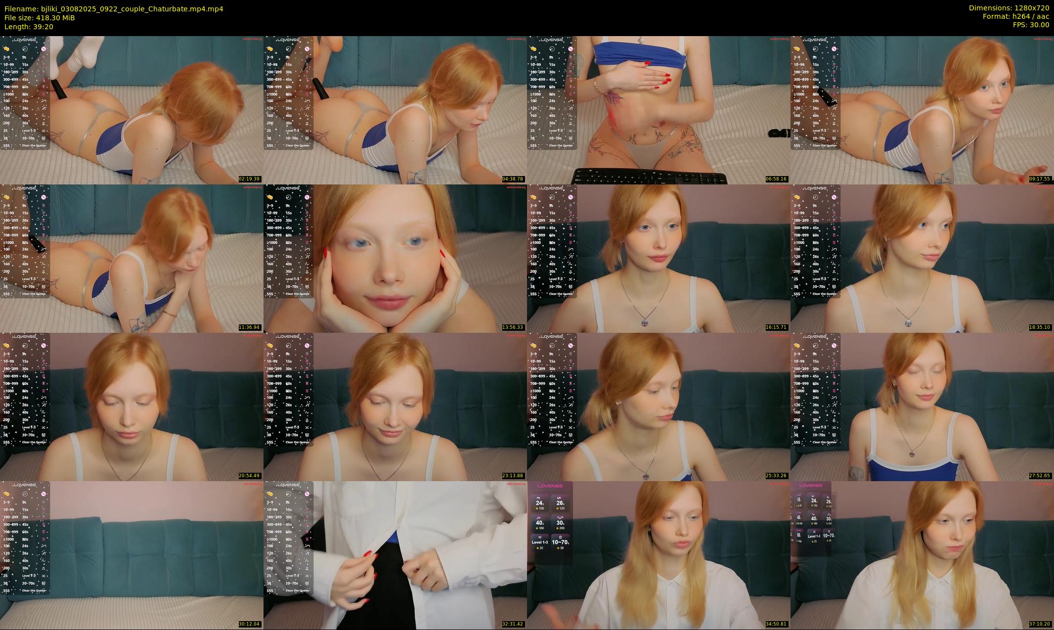 bjliki — 40 minute Chaturbate couple cam show recording, 720p, Aug 3, 2025