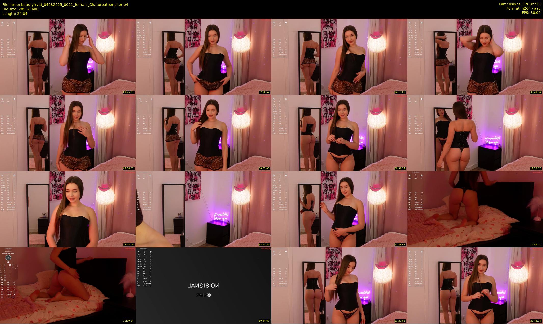 boootyfrytti — 25 minute Chaturbate female cam show recording, 720p, Aug 4, 2025