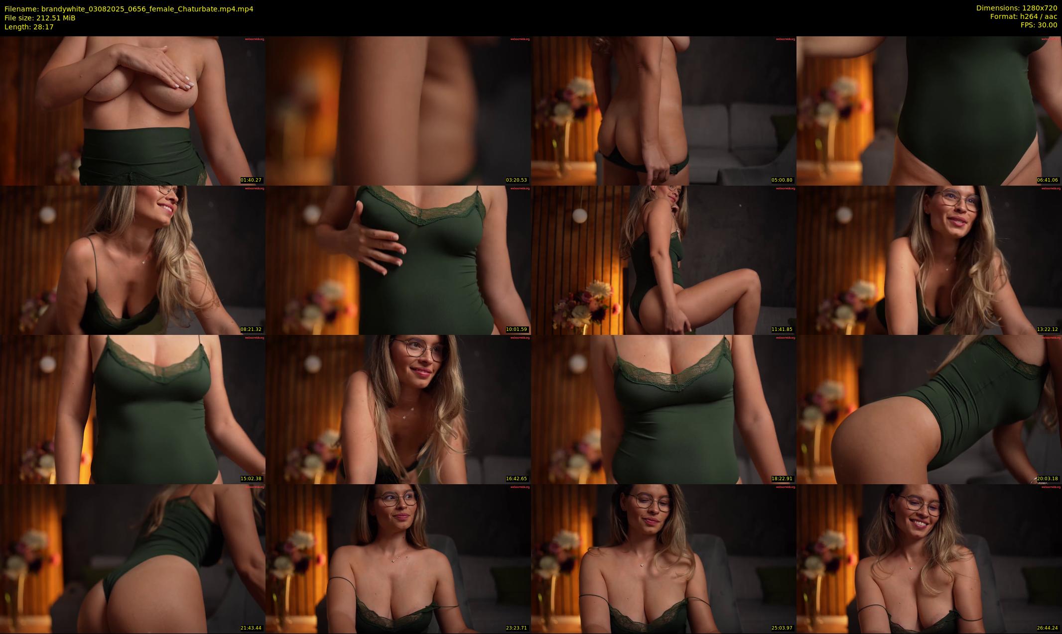 brandywhite — 29 minute Chaturbate female cam show recording, 720p, Aug 3, 2025
