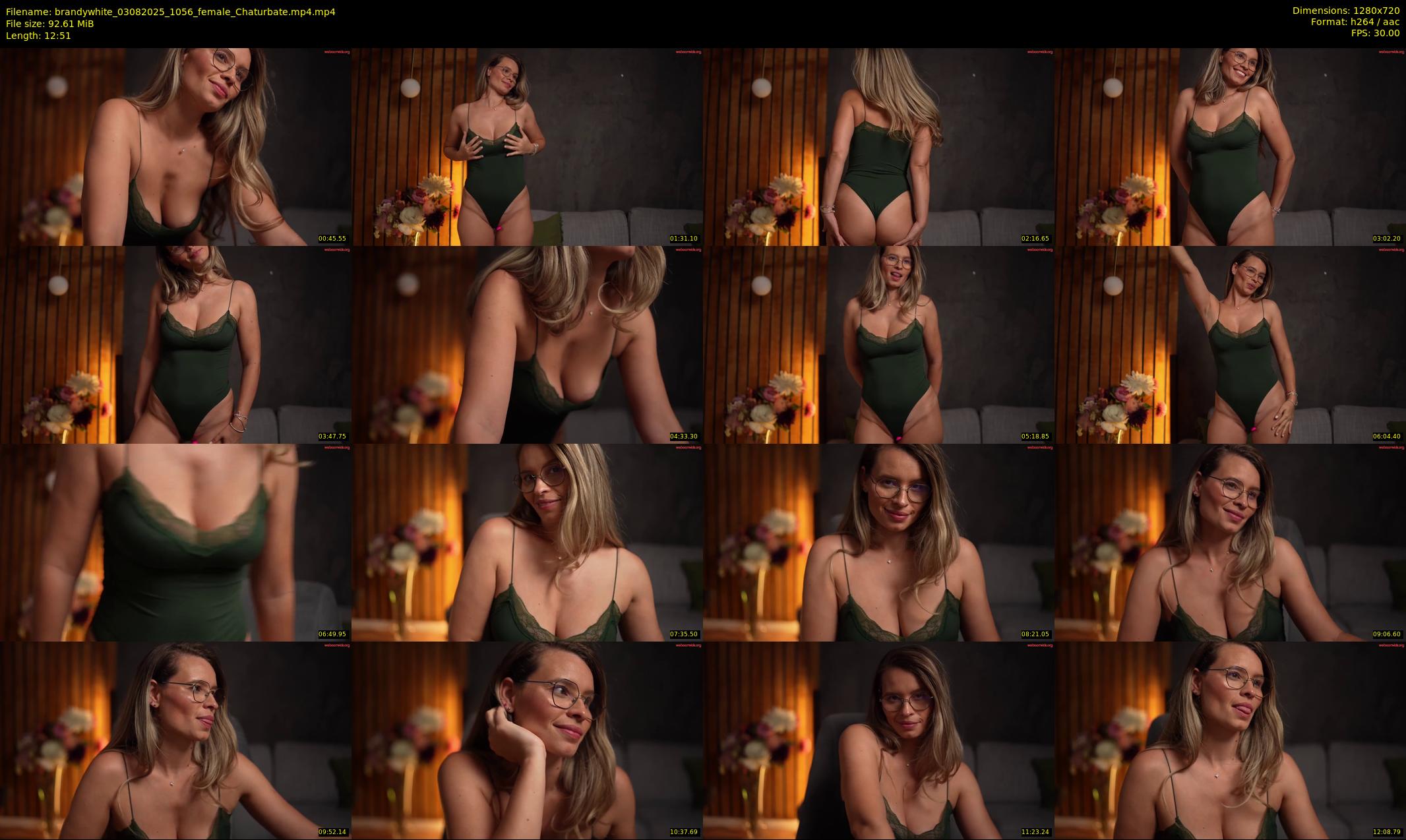 brandywhite — 13 minute Chaturbate female cam show recording, 720p, Aug 3, 2025