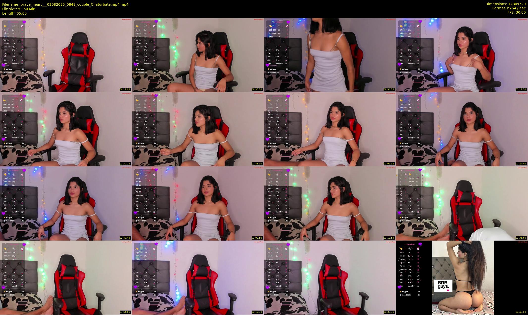 brave_heart__ — 6 minute Chaturbate couple cam show recording, 720p, Aug 3, 2025