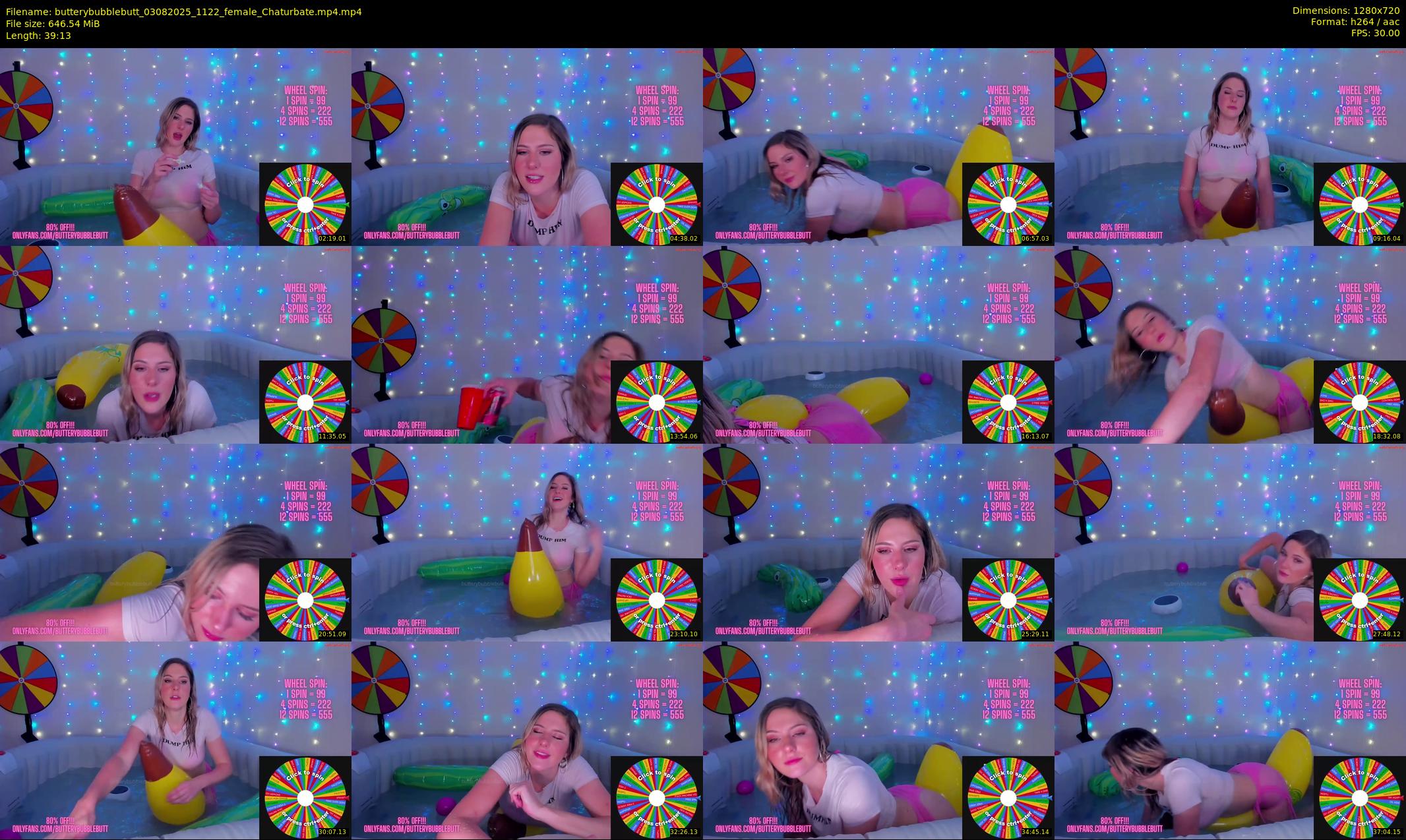 butterybubblebutt — 40 minute Chaturbate couple cam show recording, 720p, Aug 3, 2025